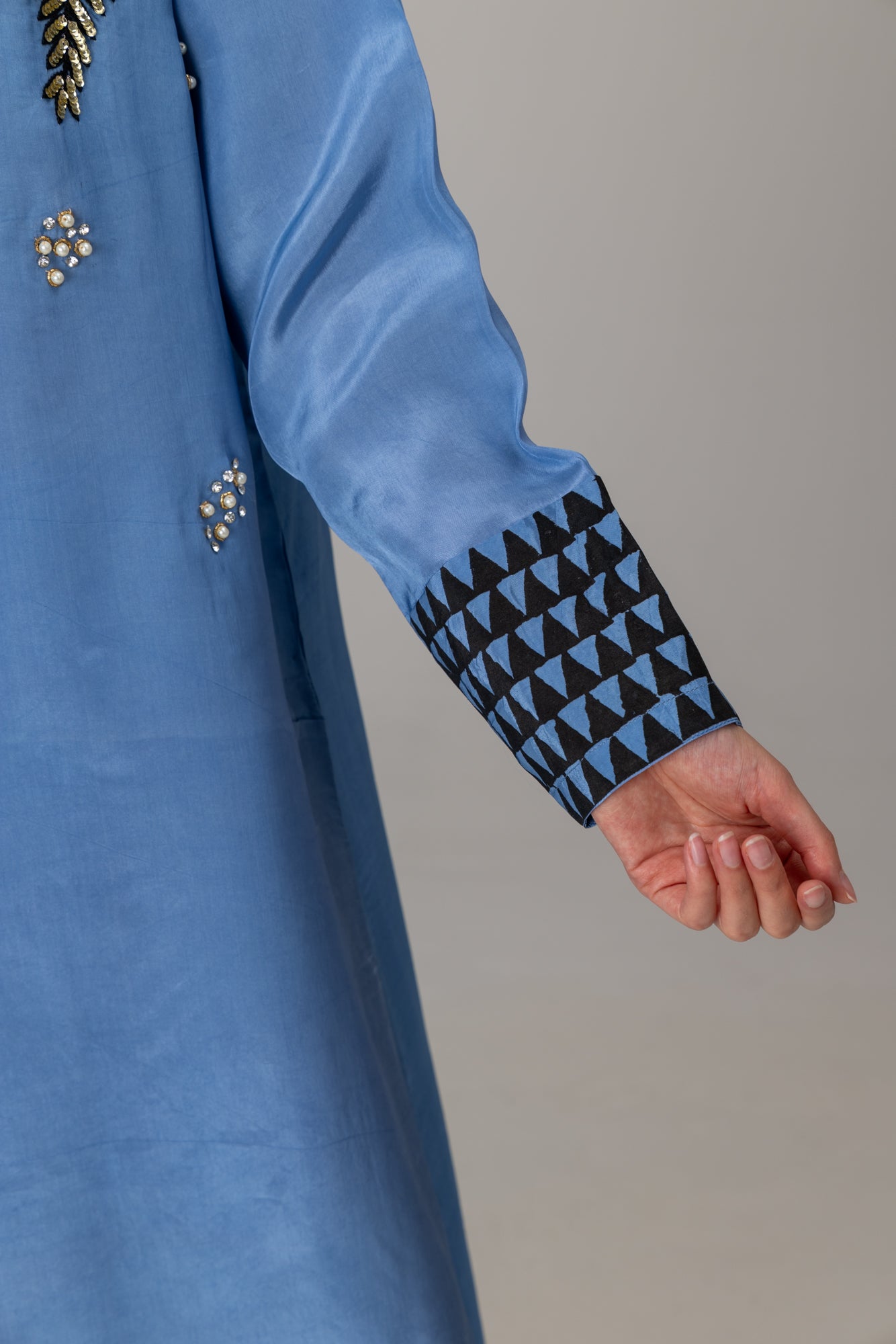 Blue Laddy Kurta Suit