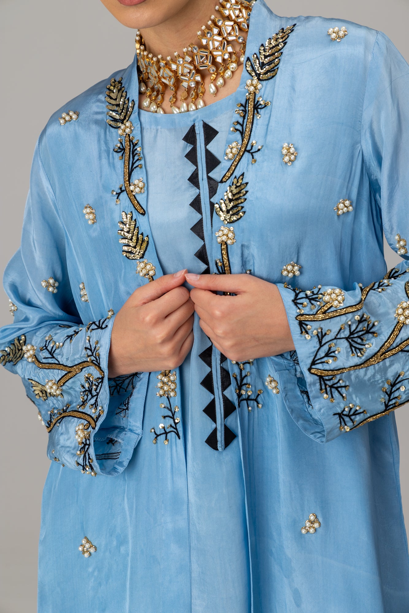 Blue Laddy Jacket Suit