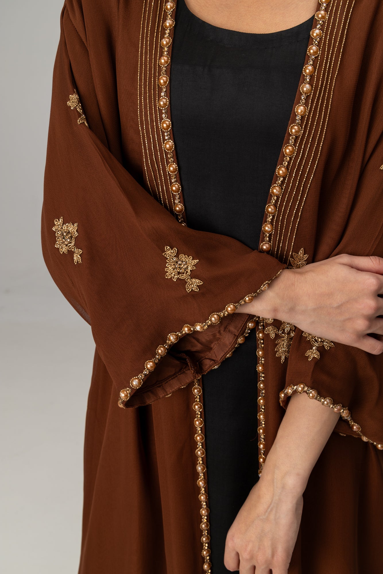Chocolate Salima Kaftan Only