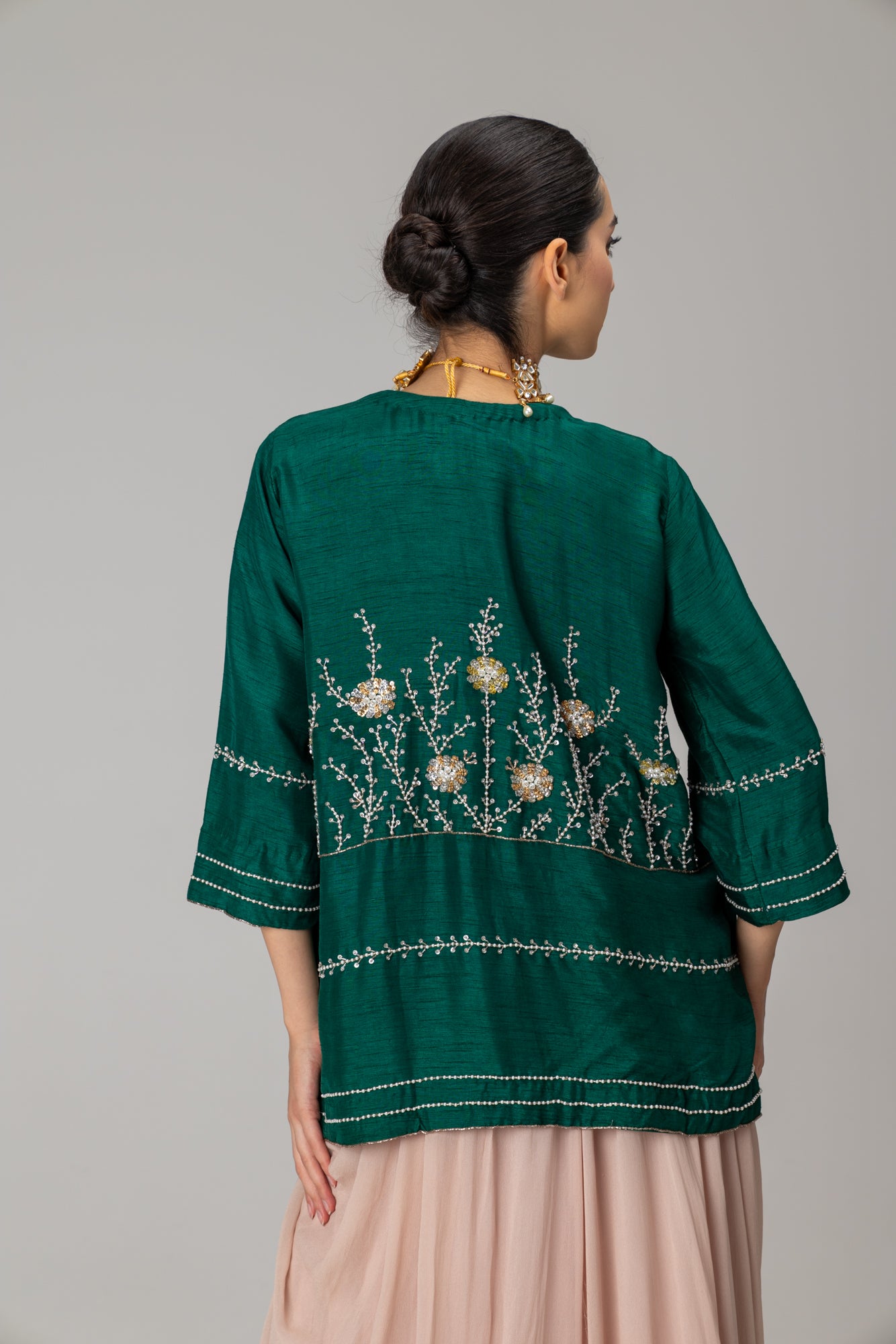 Kylie Emerald Jacket Suit