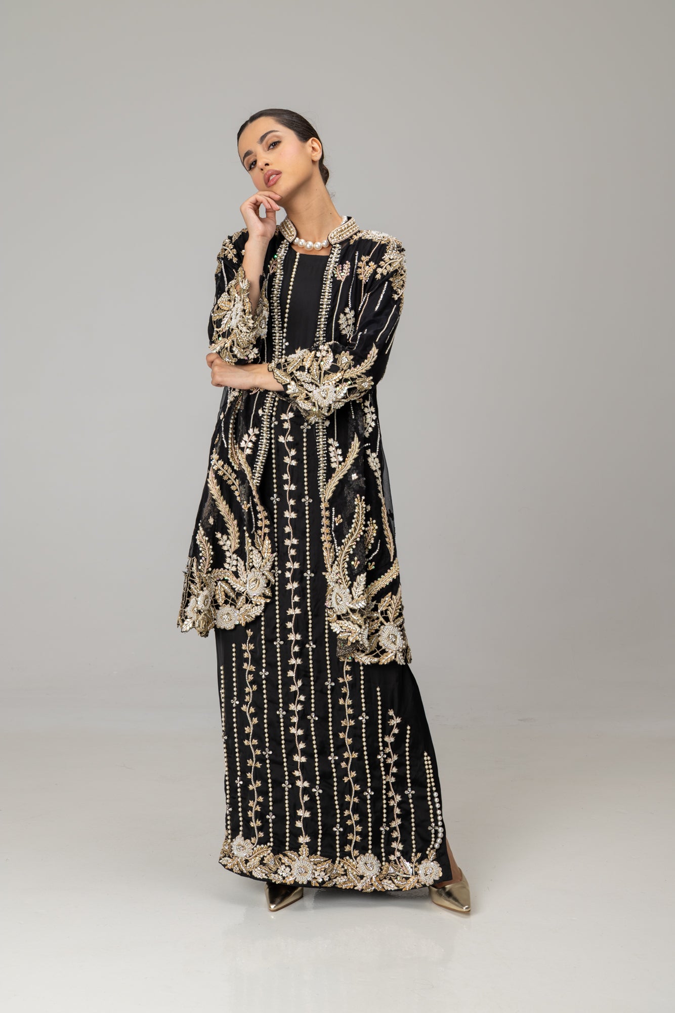 Enid Maxi Abaya Suit