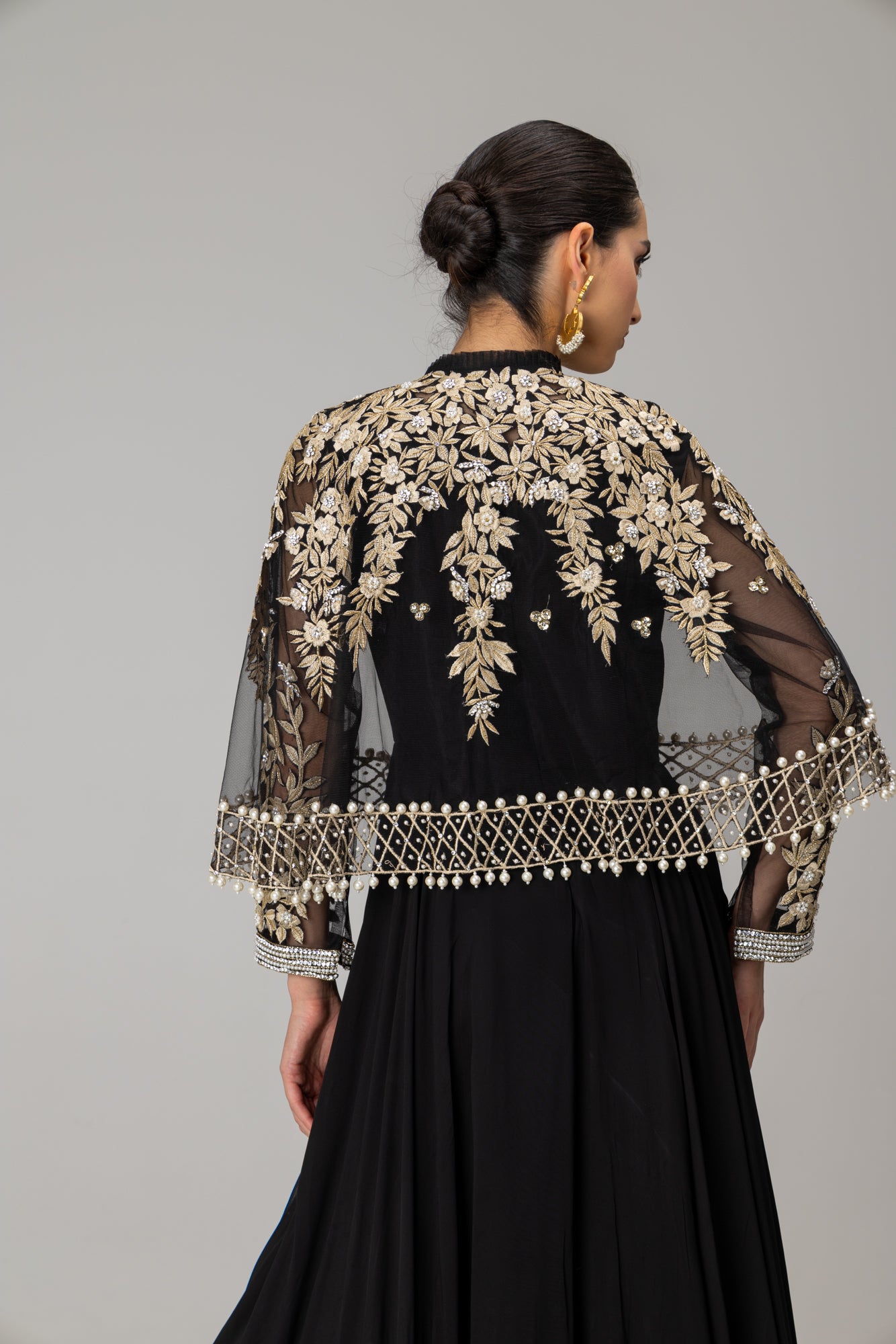 Black Annie Cape Suit