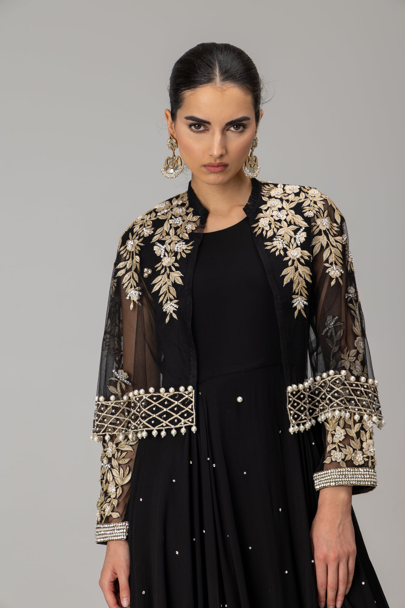 Black Annie Cape Suit