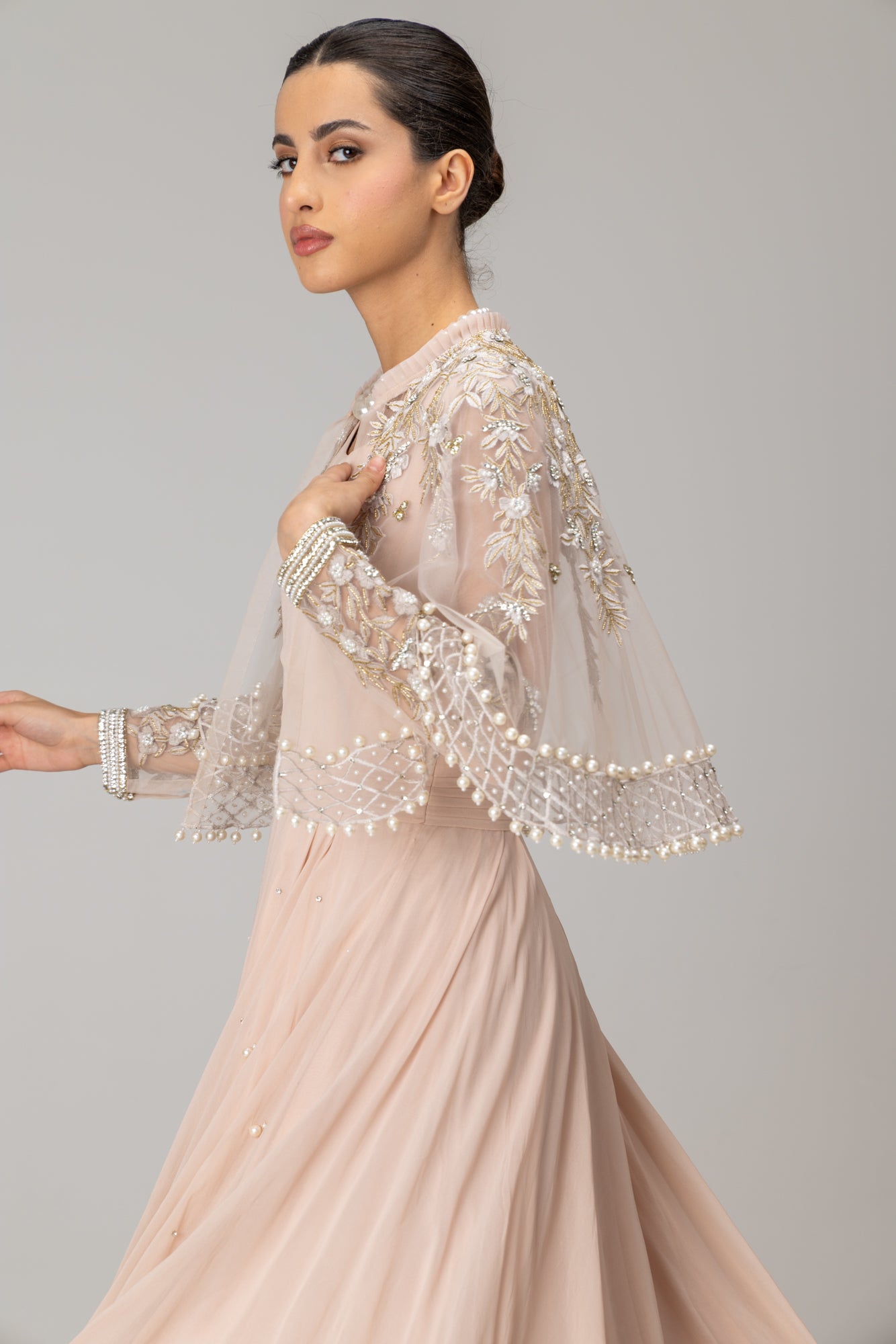 Pink Annie Cape Suit