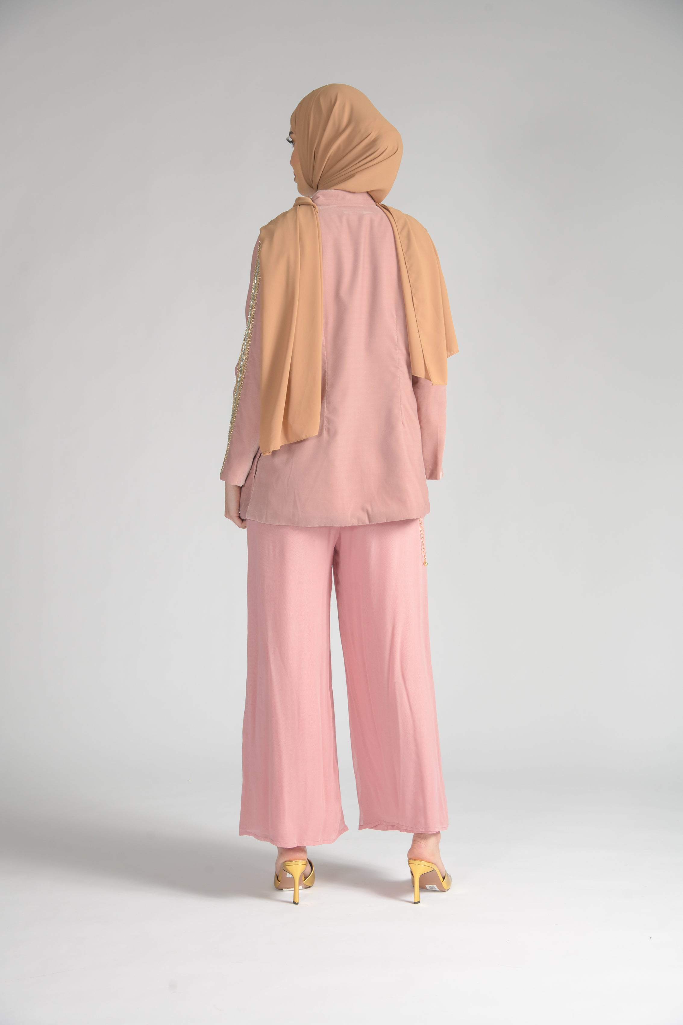 Skarla Velvet Jacket Jumpsuit Suit