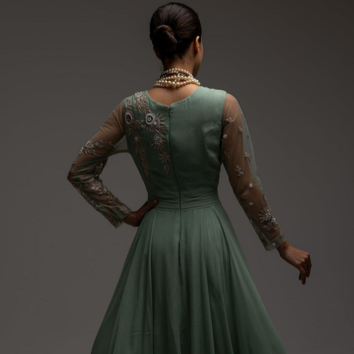Matcha Novena Gown