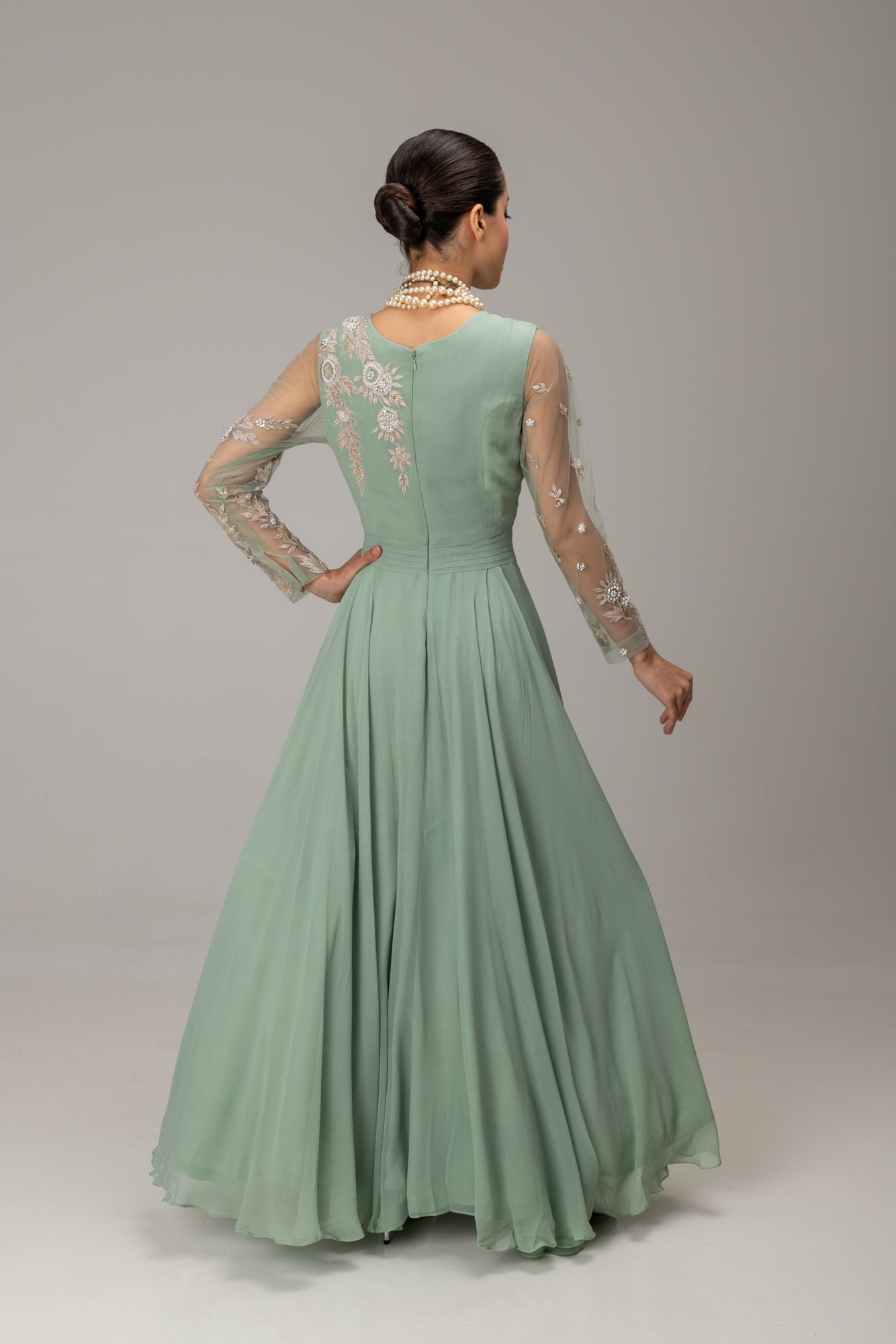 Matcha Novena Gown