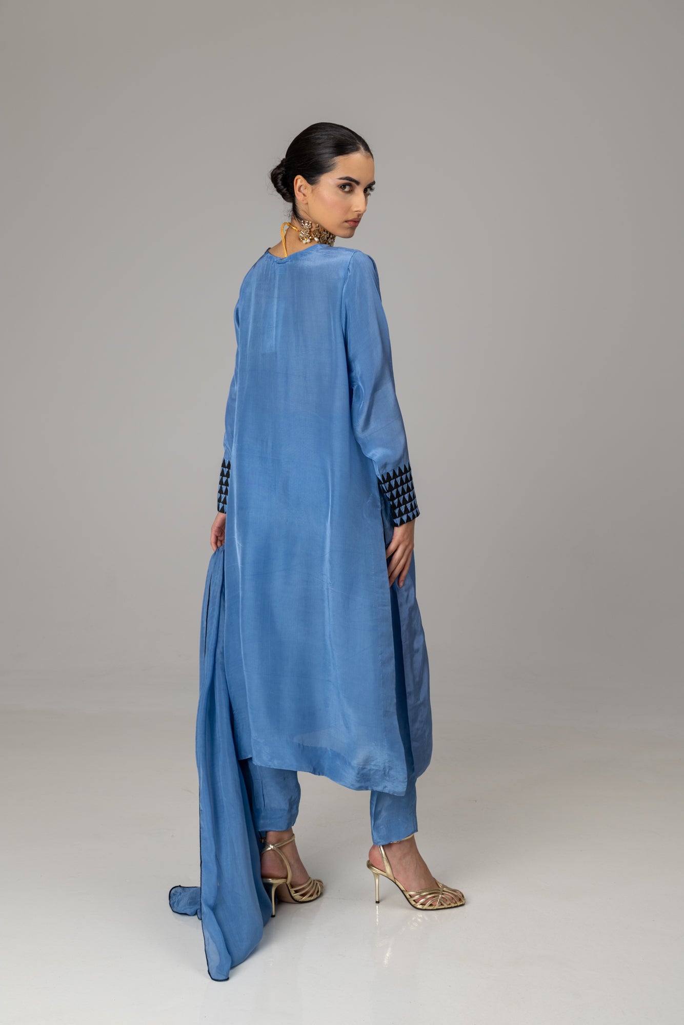 Blue Laddy Kurta Suit