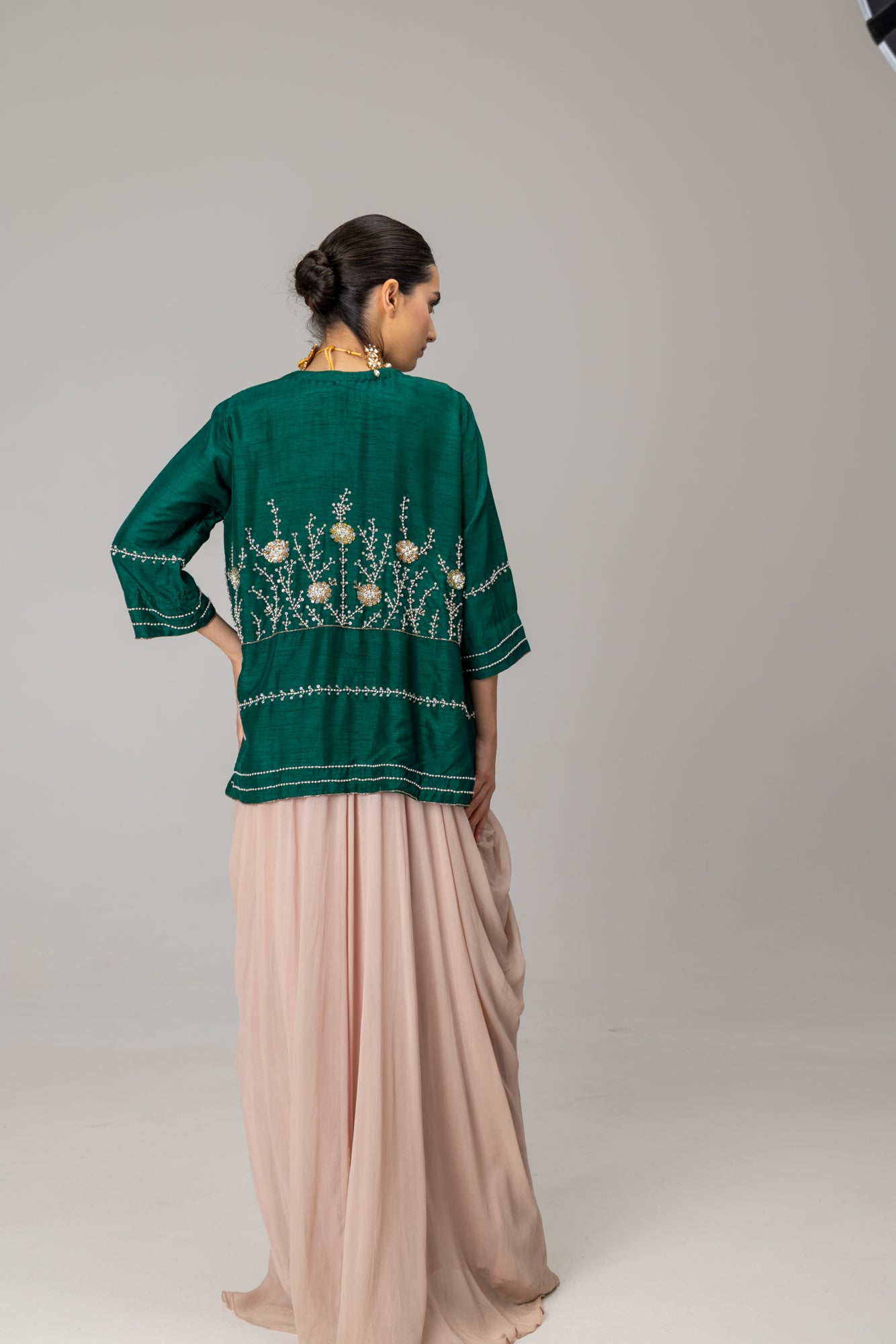 Kylie Emerald Jacket Suit