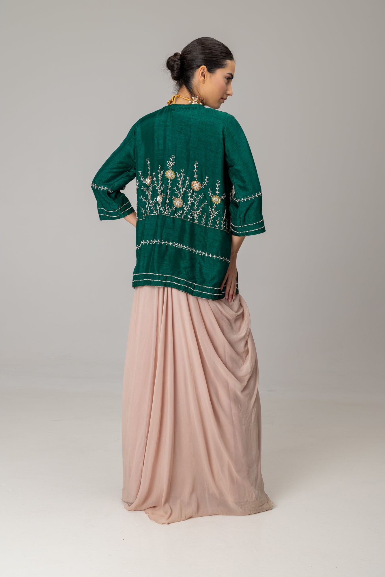 Kylie Emerald Jacket Suit