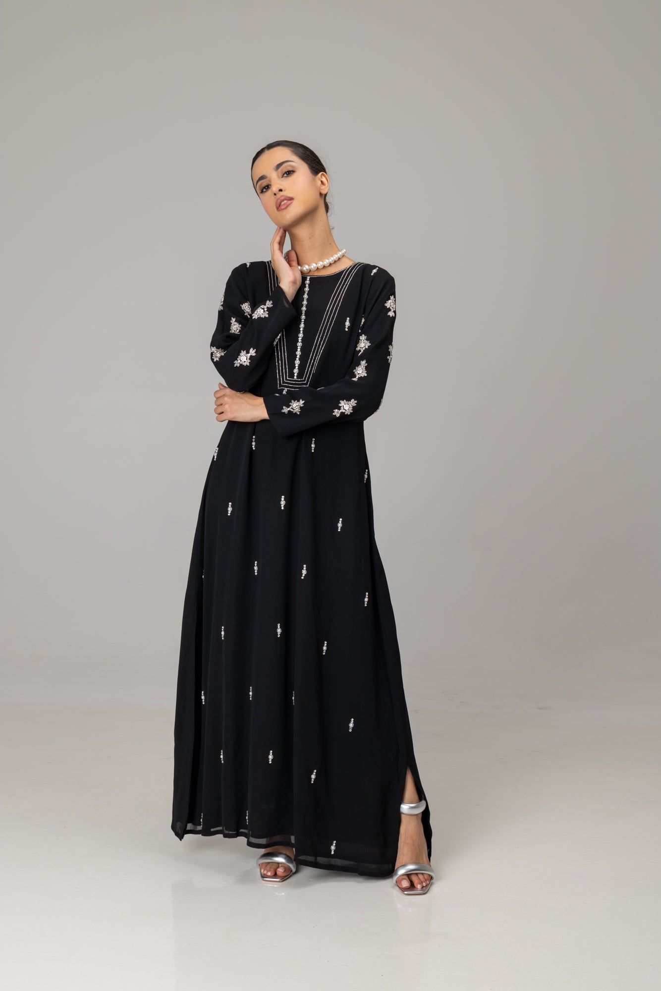 Black Salima Maxi Dress