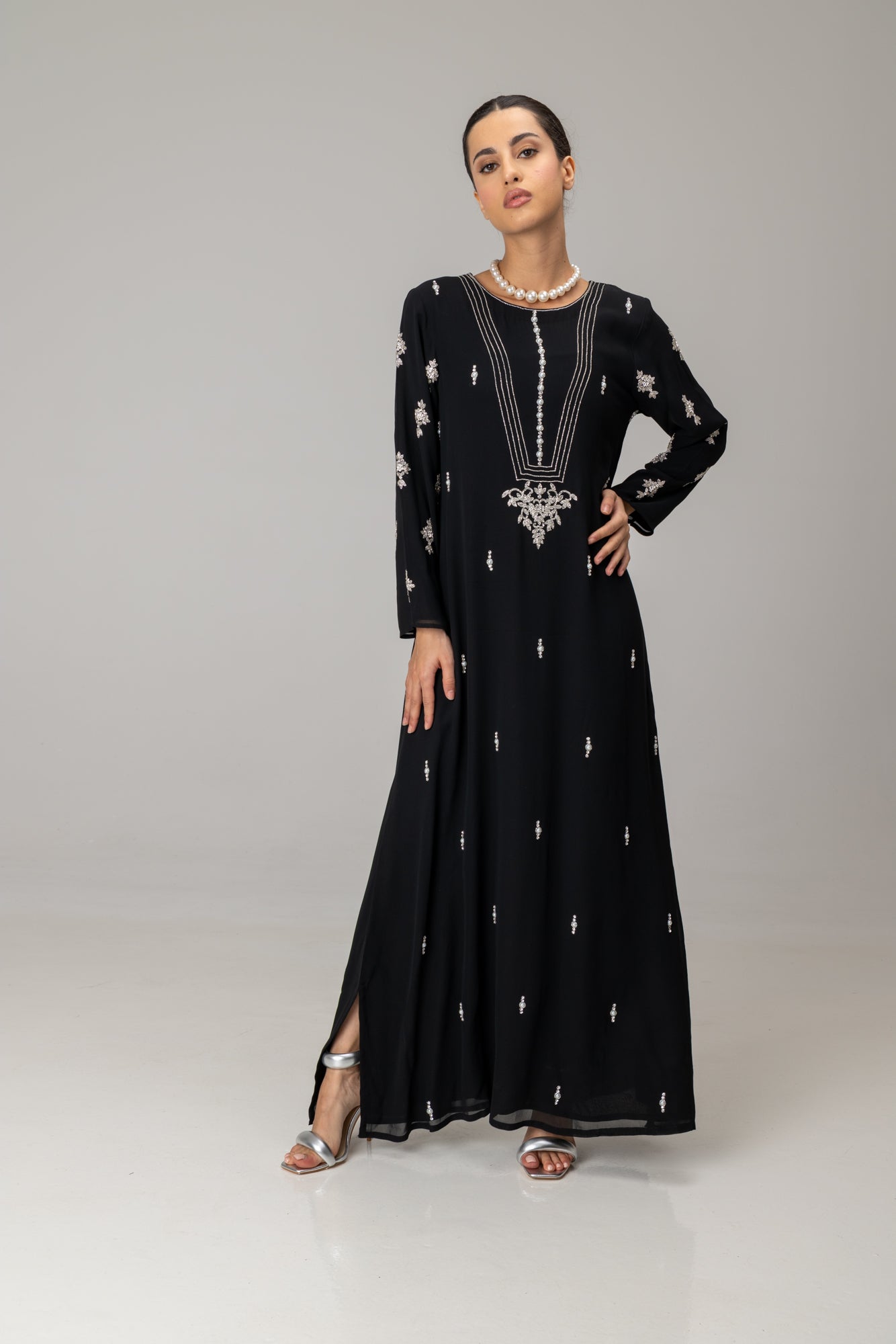 Black Salima Maxi Dress