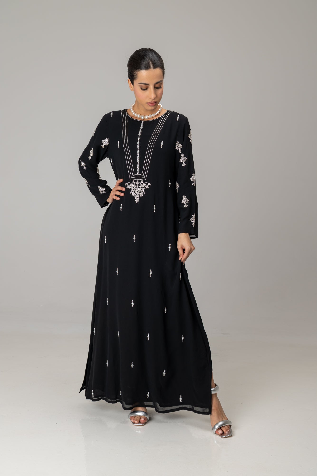 Black Salima Maxi Dress