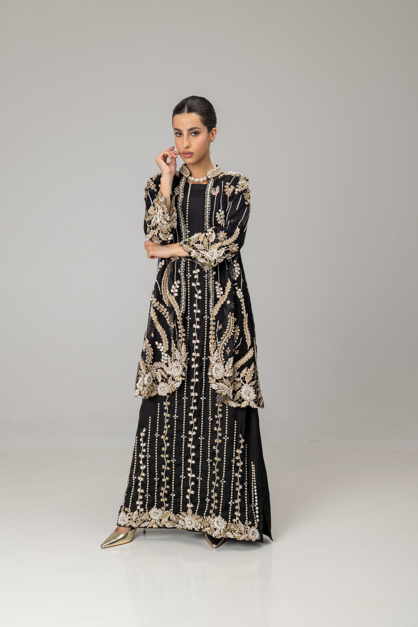 Enid Maxi Abaya Suit