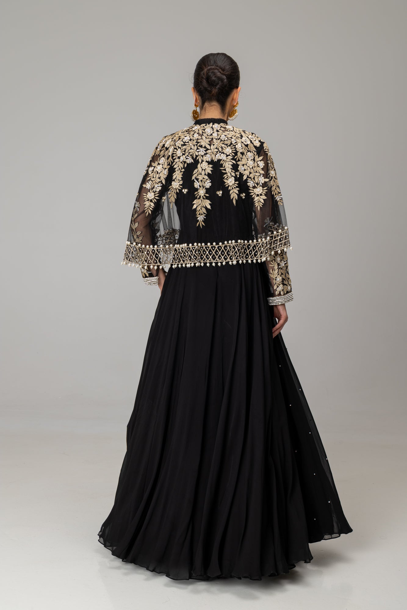 Black Annie Cape Suit