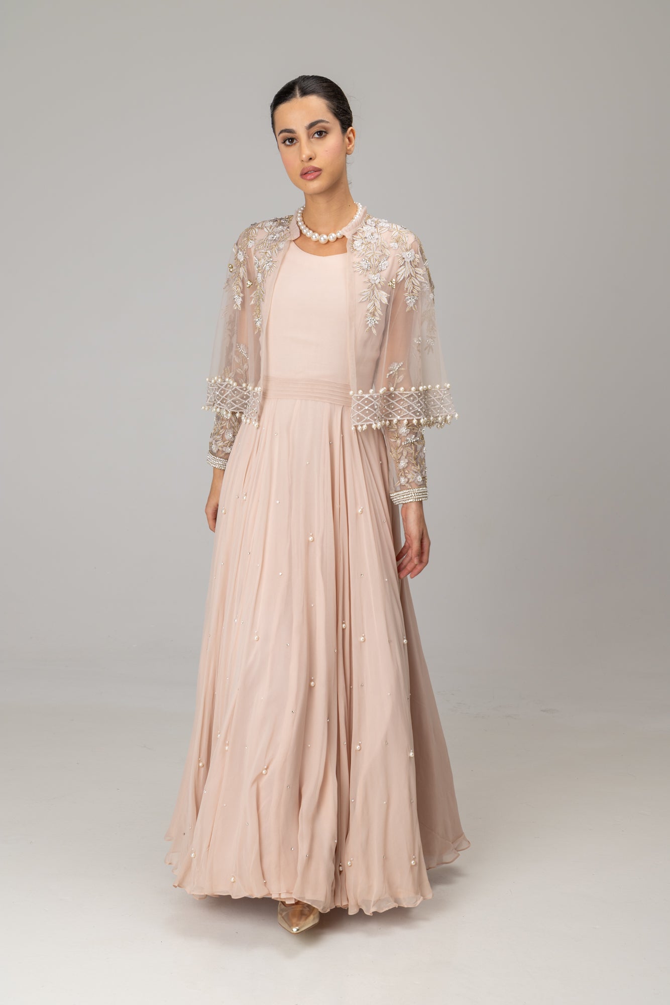 Pink Annie Cape Suit