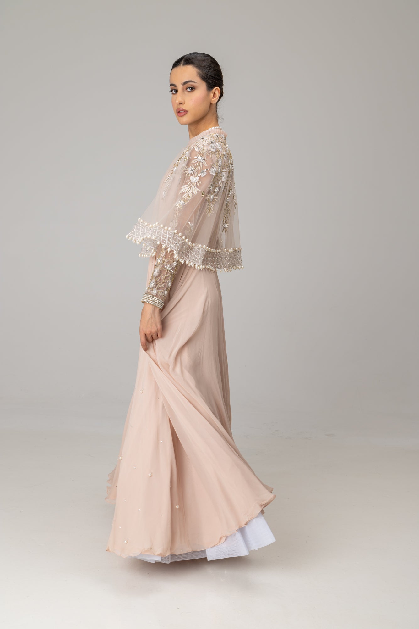 Pink Annie Cape Suit