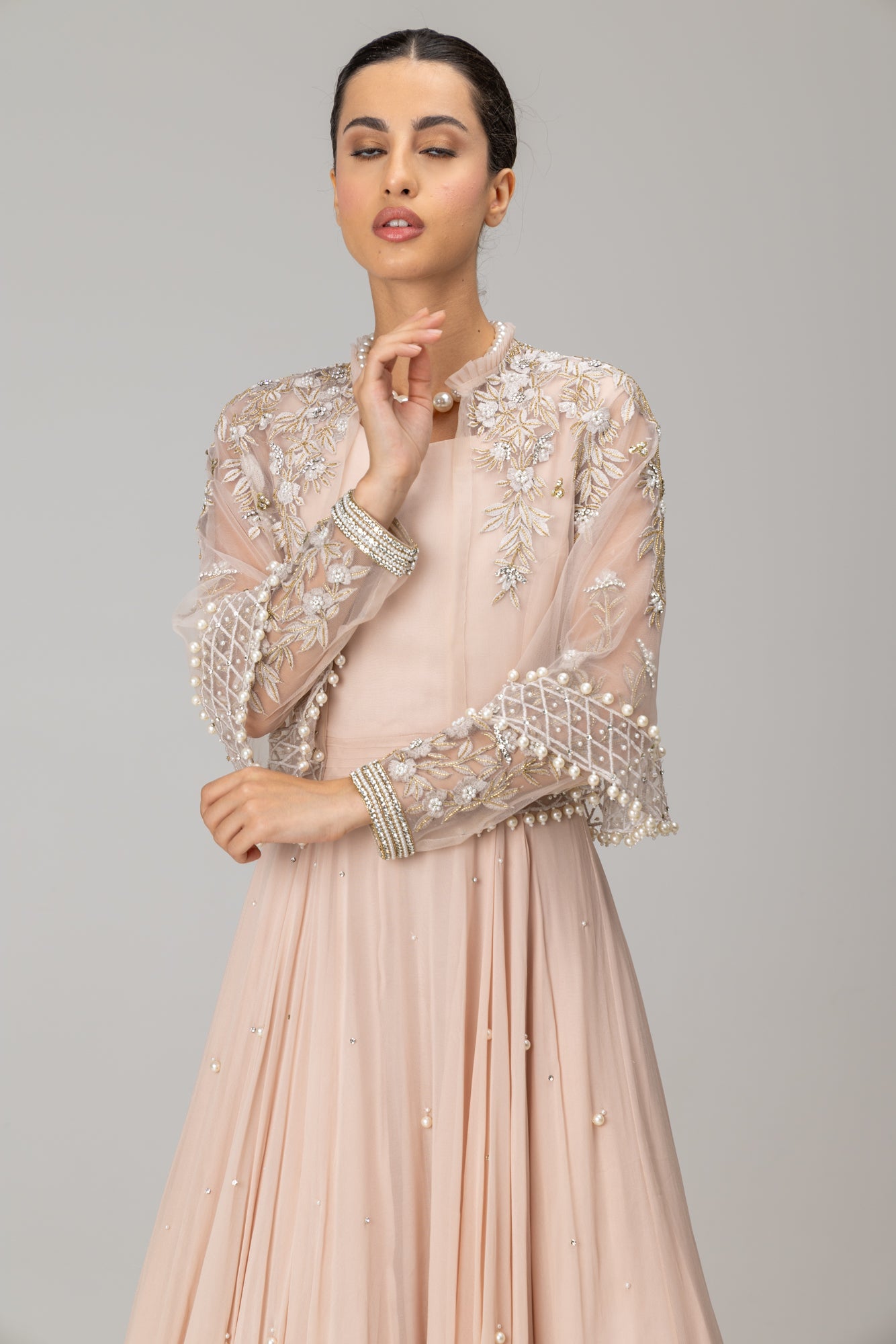 Pink Annie Cape Suit