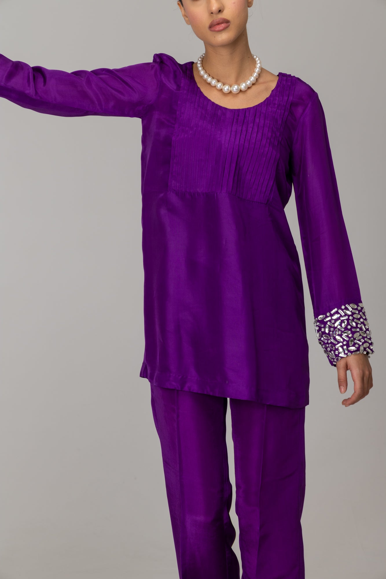 Black Salima Kaftan Set