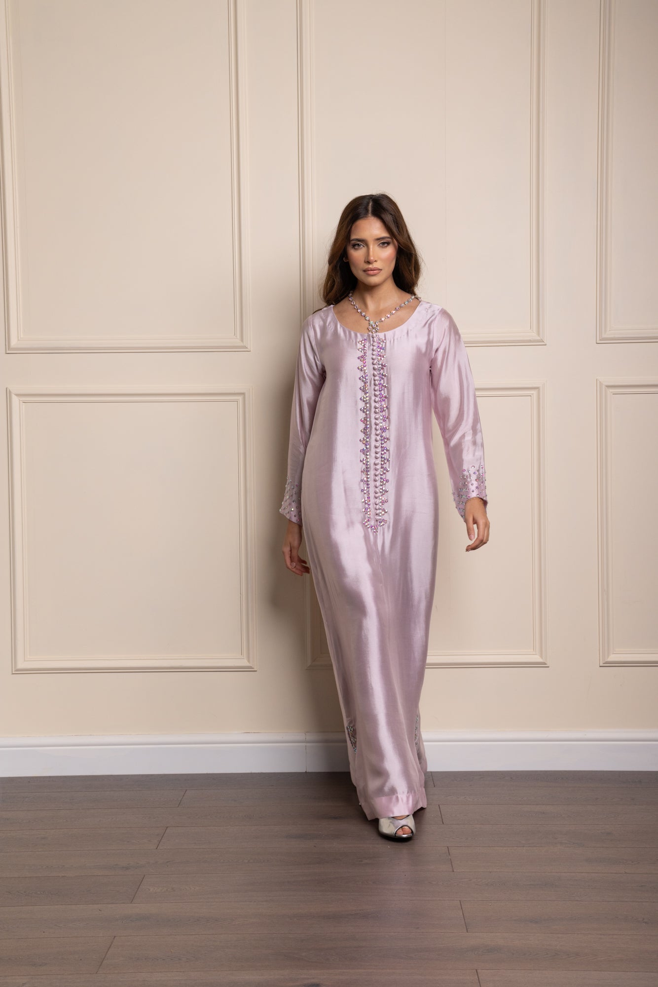 Pink Crystal Jacket Suit