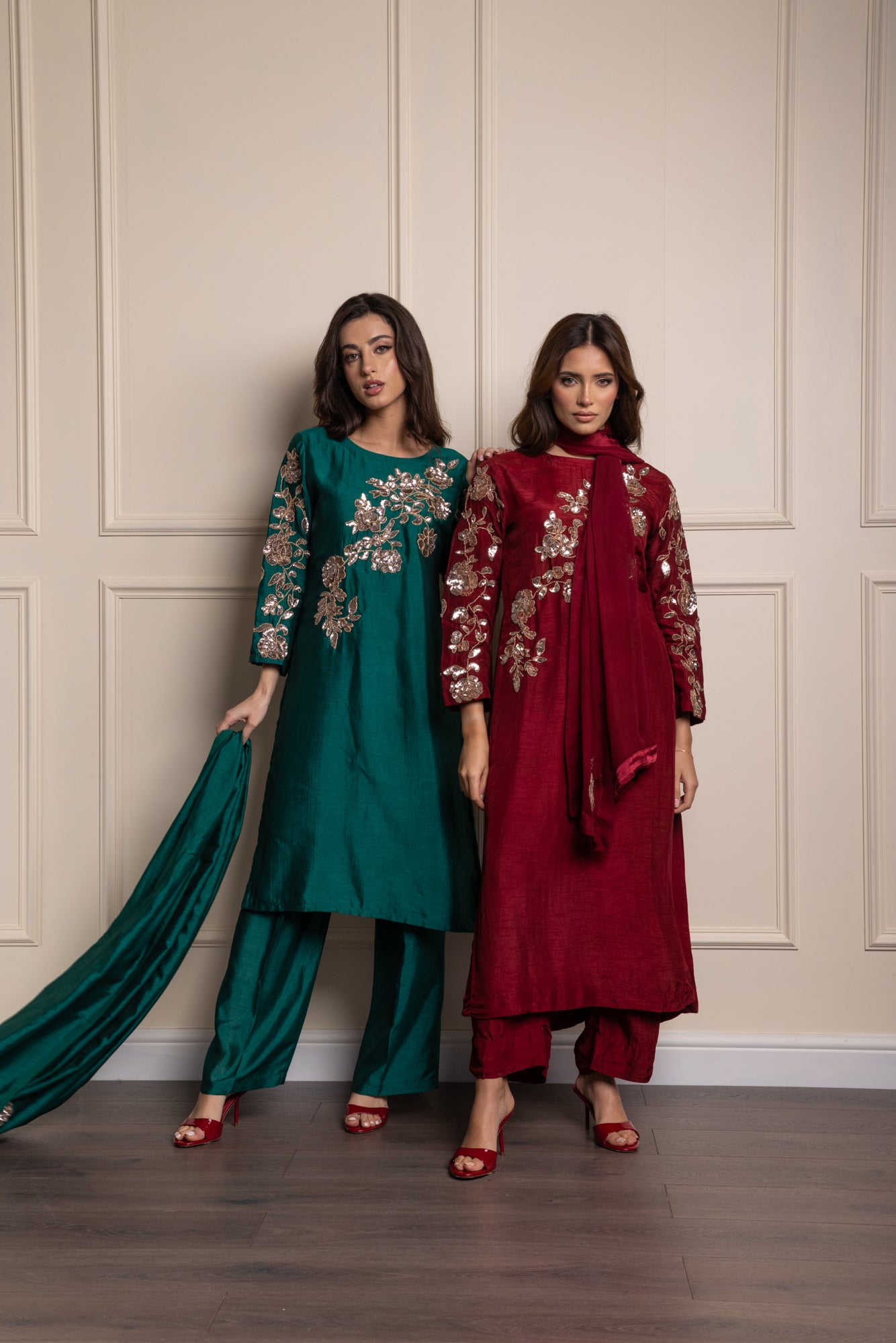 Wine Rose Suit