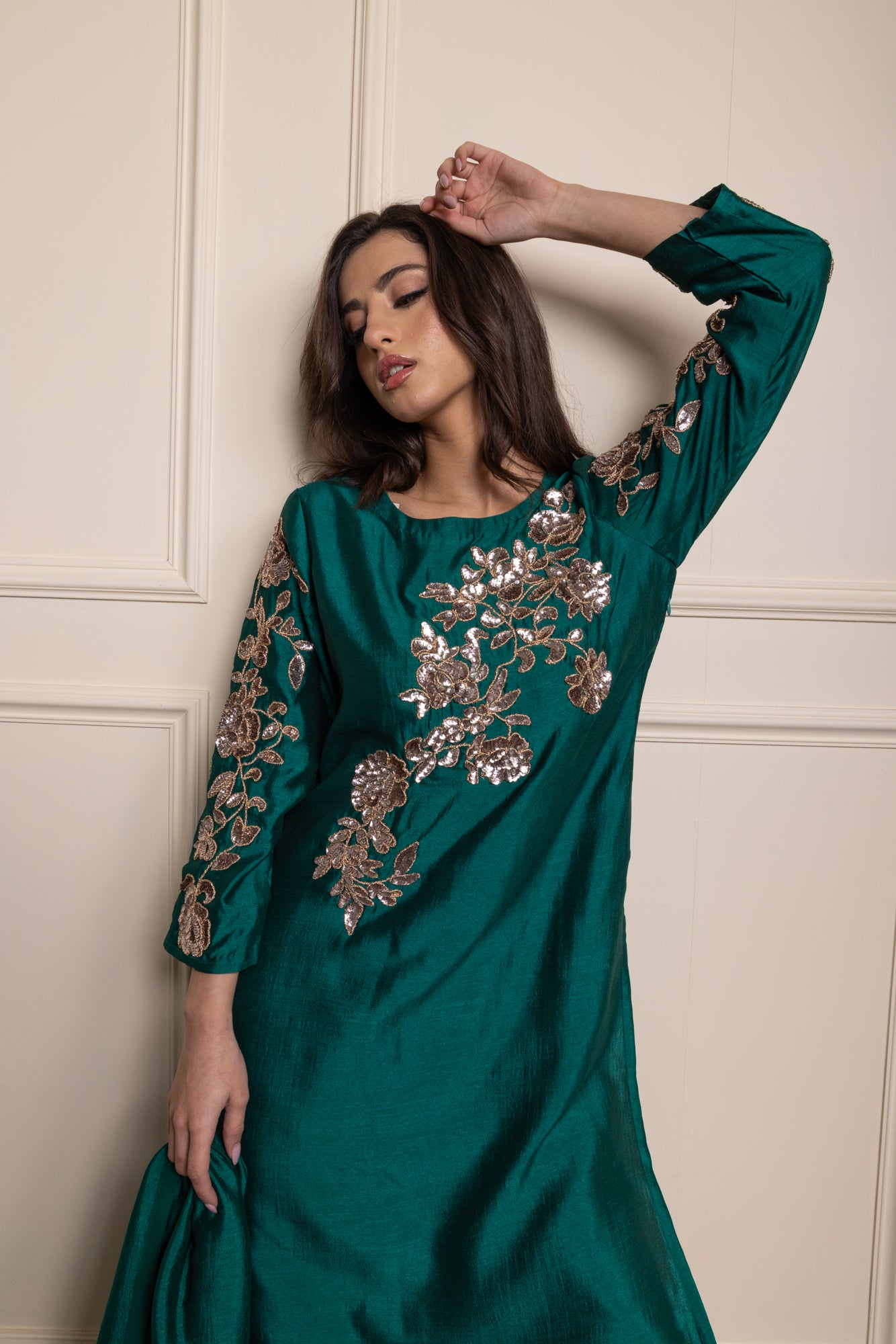 Emerald Rose Suit