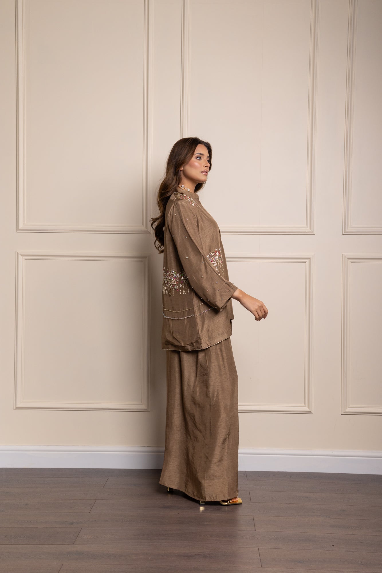 Sherry Jacket Sharara Suit