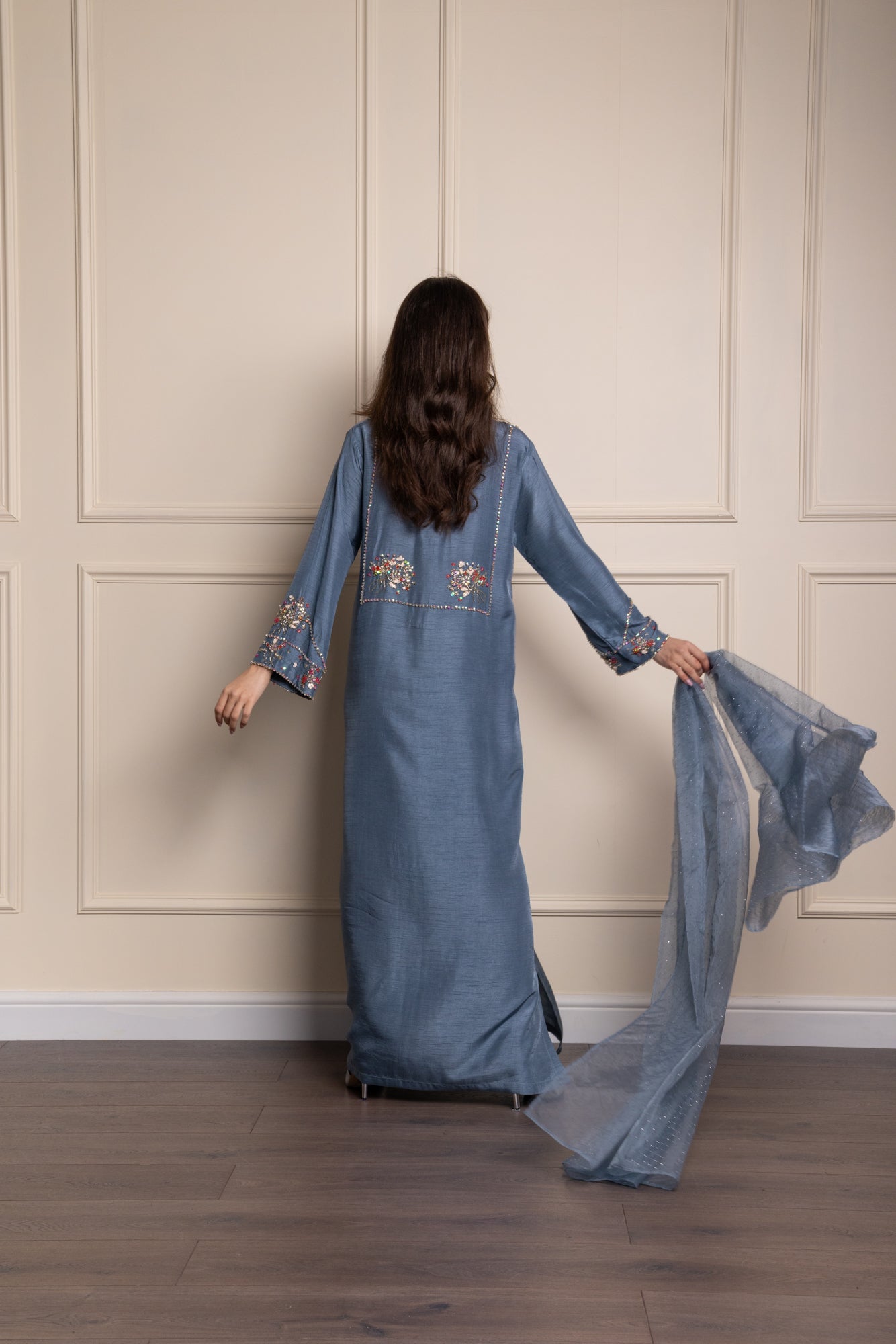 Light Blue Sherry Maxi