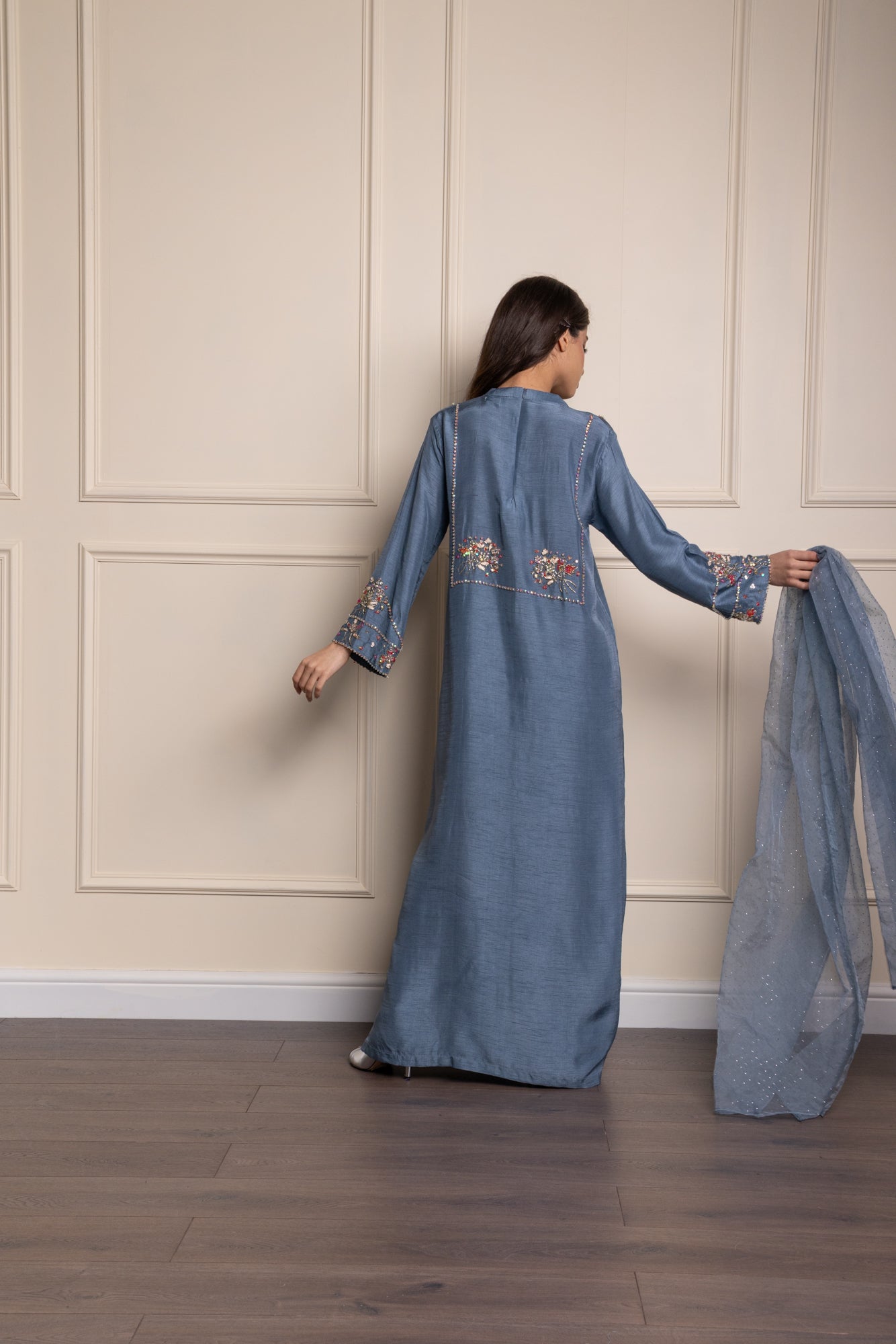 Light Blue Sherry Maxi