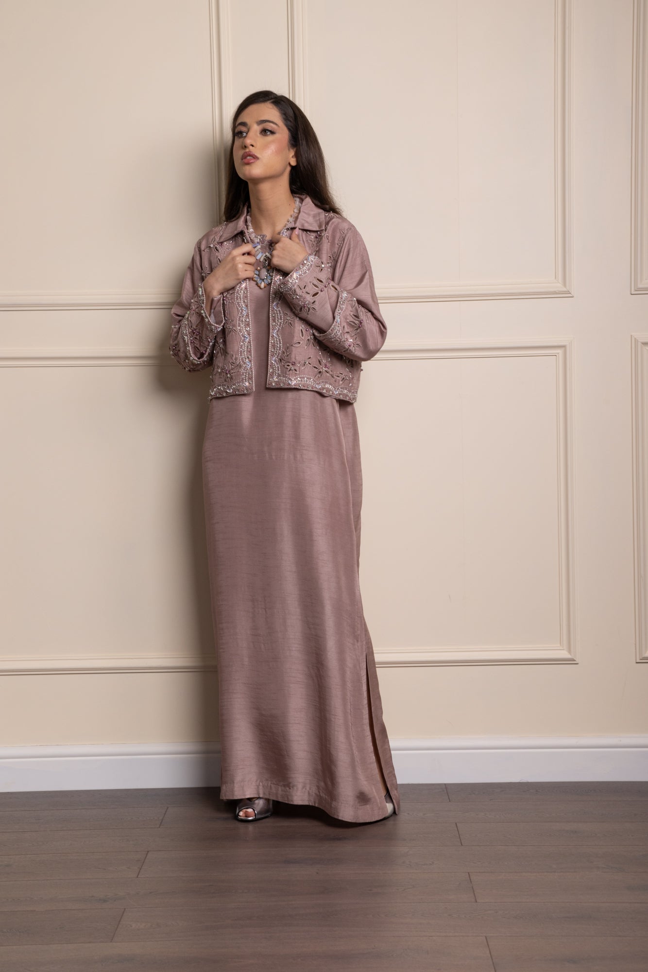 Petal Short Jacket Suit