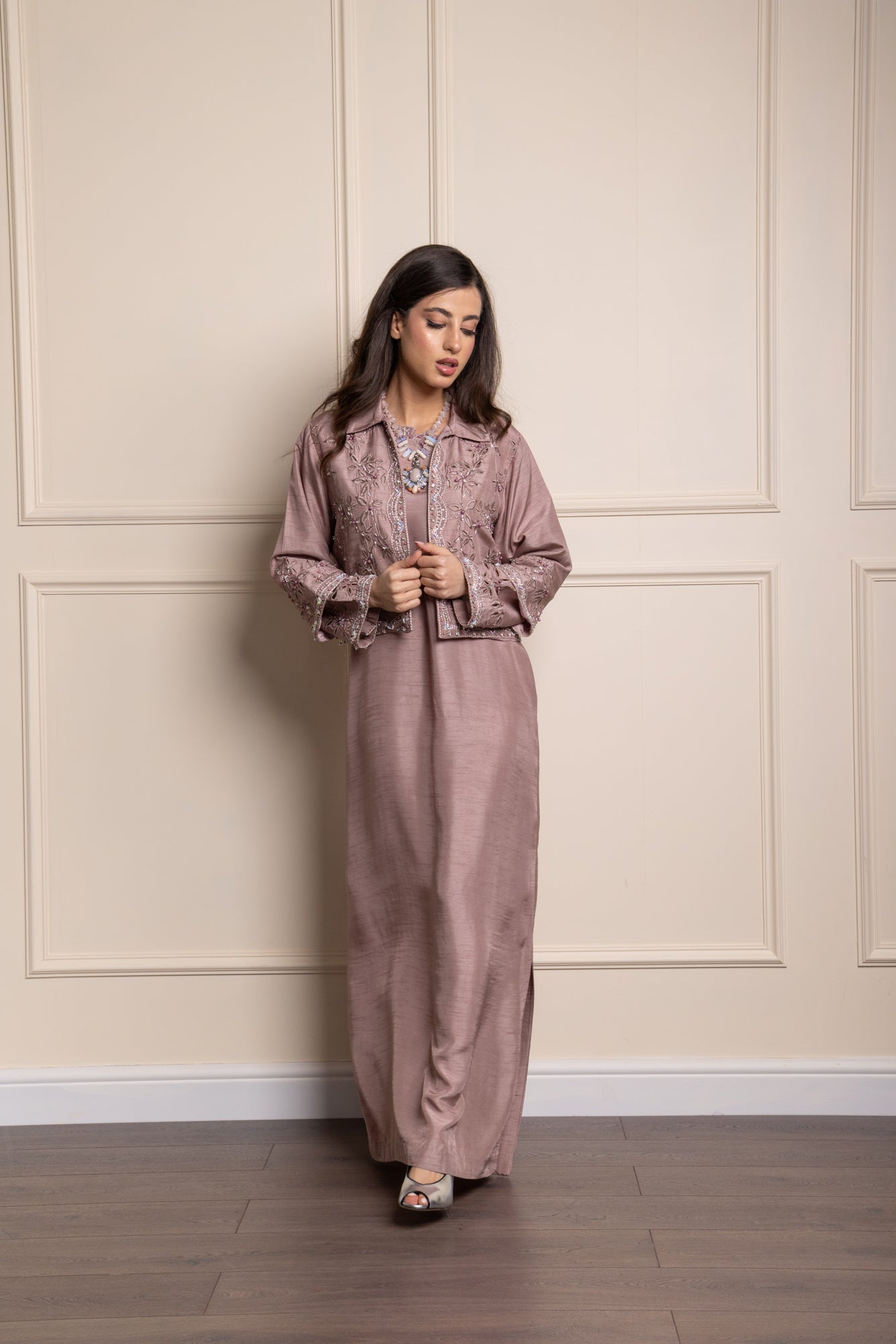 Petal Short Jacket Suit