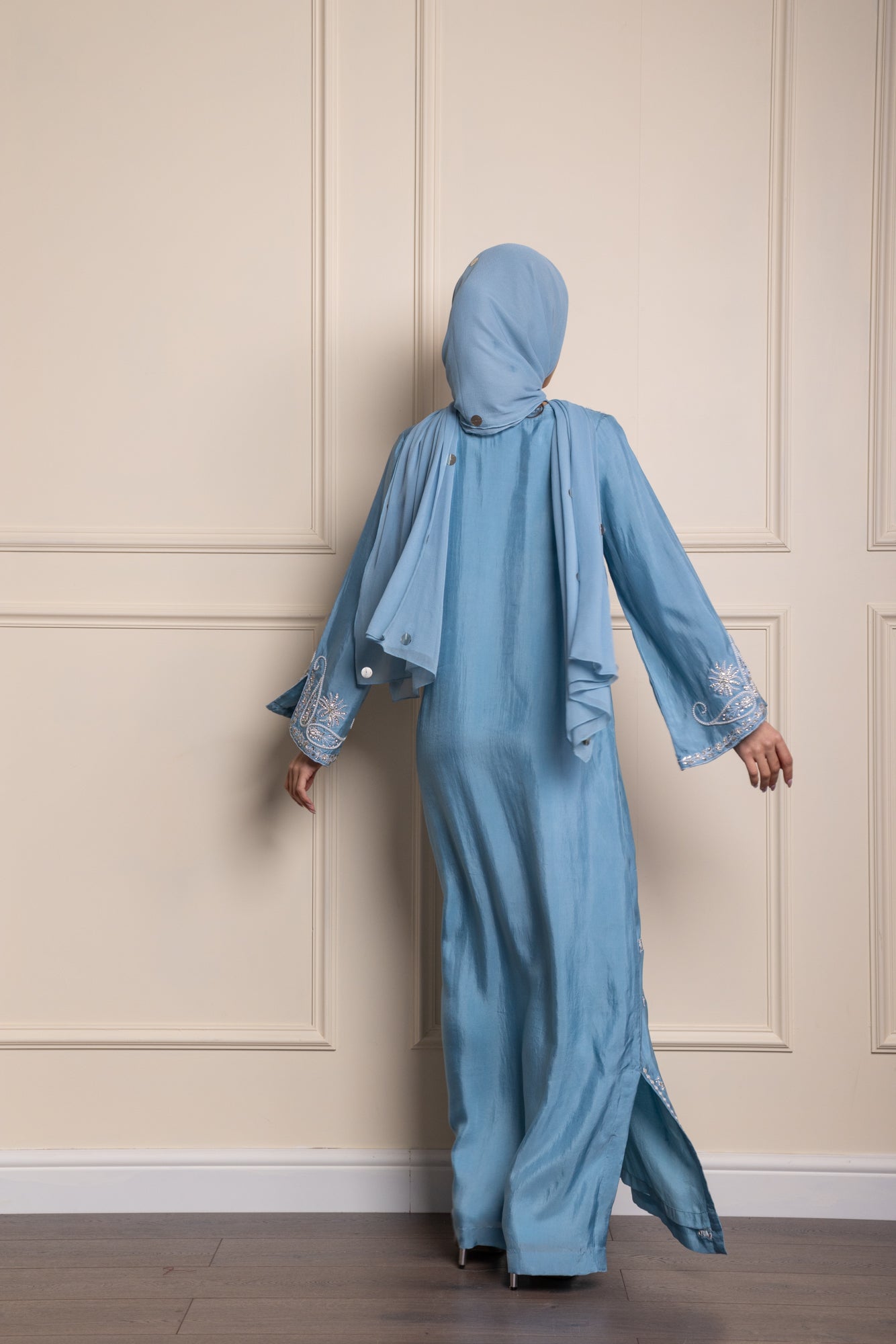 Silvia Mirror Paisley Abaya