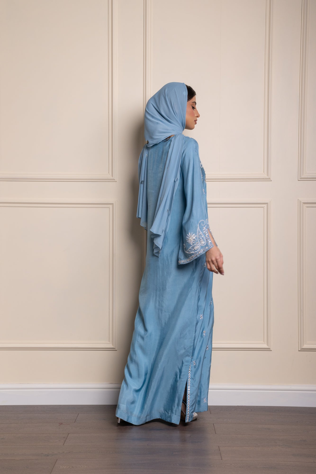 Silvia Mirror Paisley Abaya