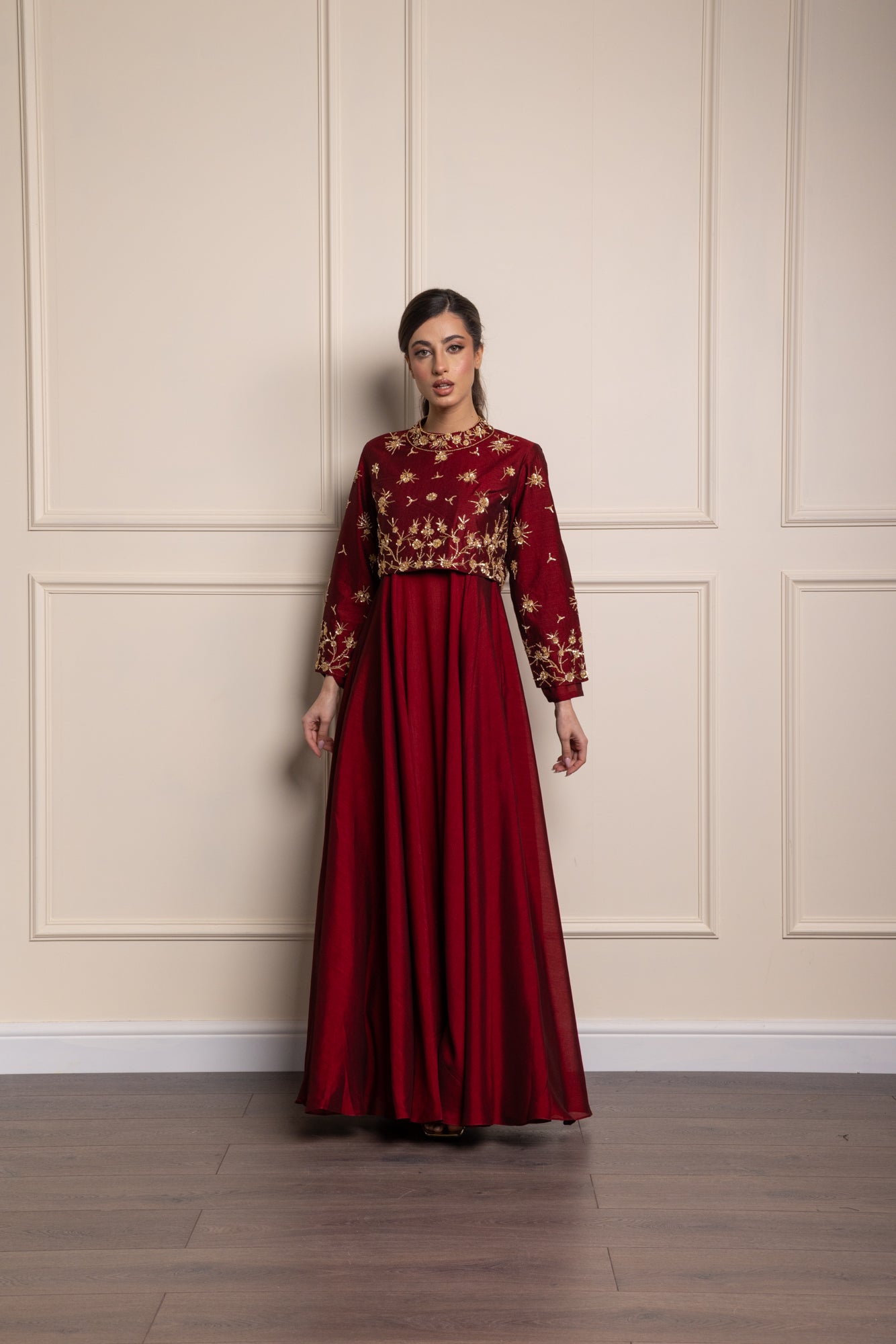 Wine Rumi Jacket Suit