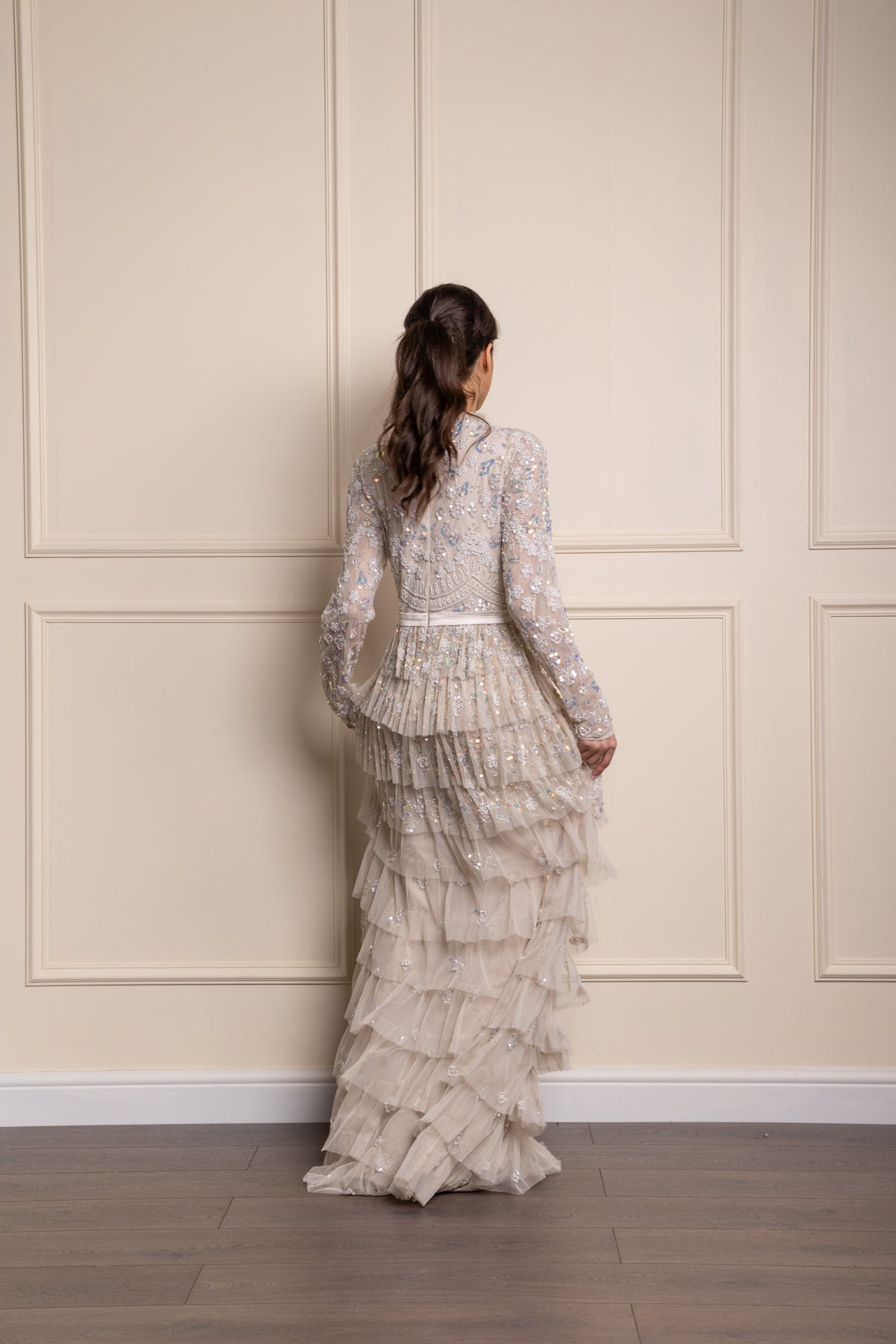 Mobina Frill Gown