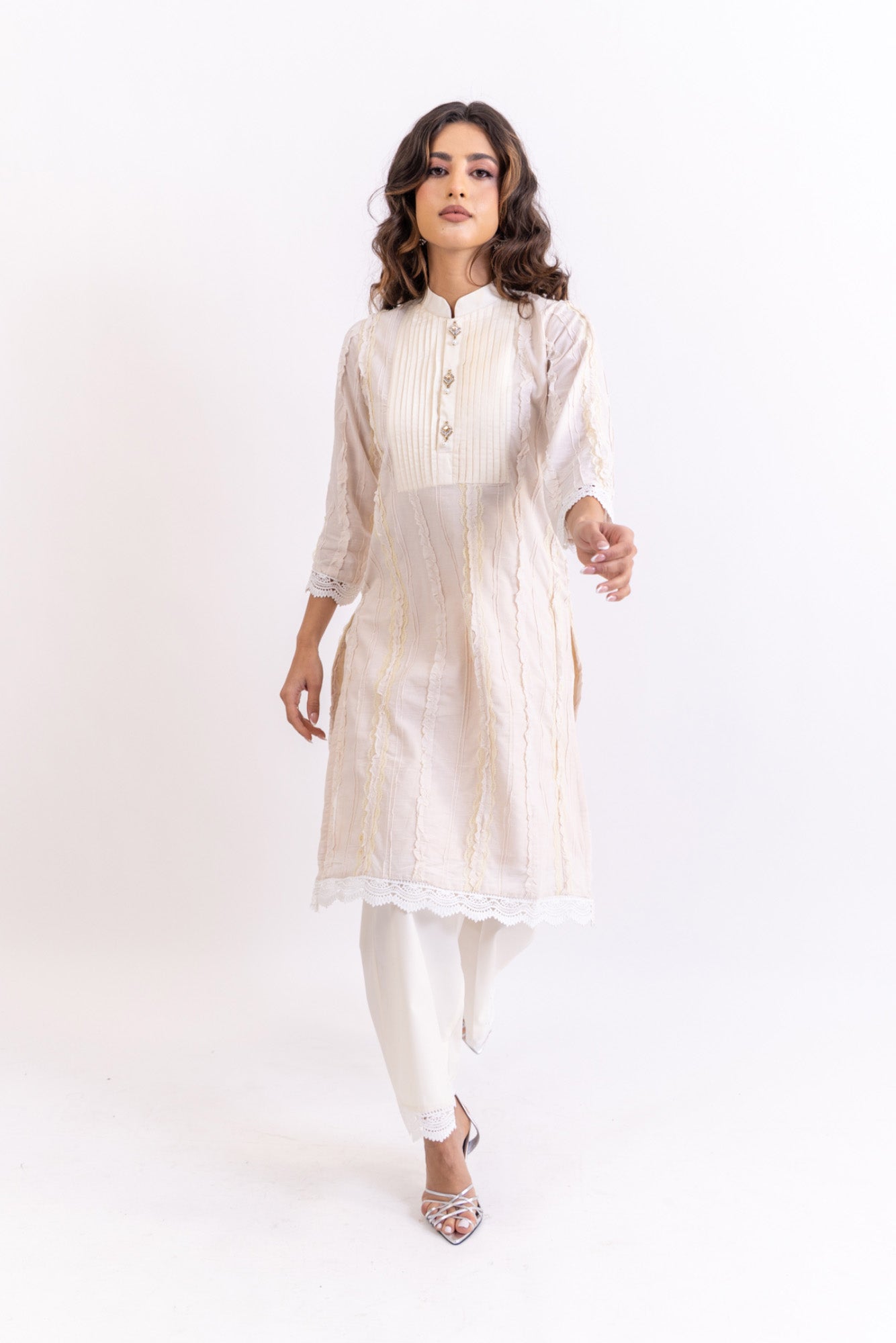 Pintuck Kurta