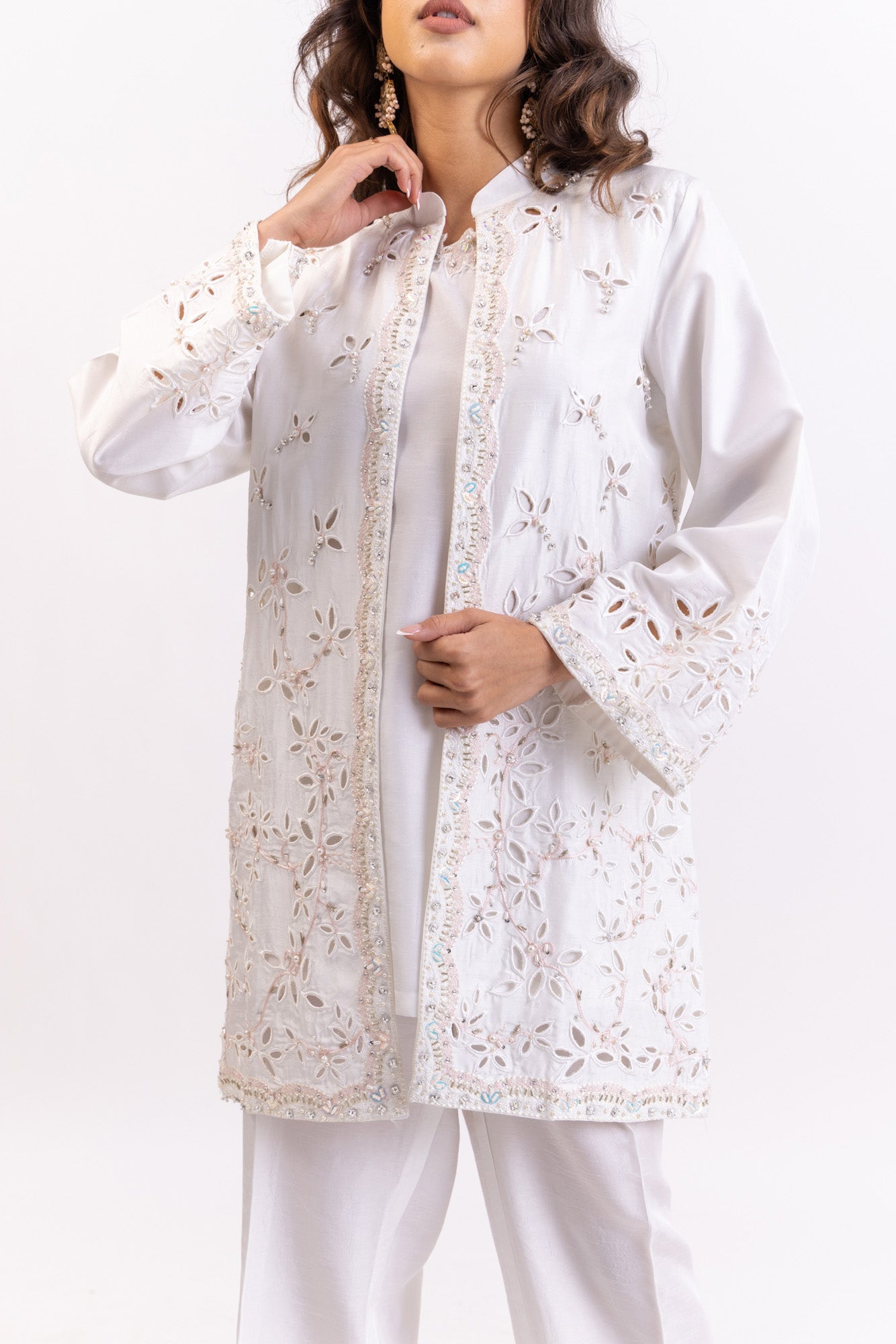 Long Petal Jacket Suit