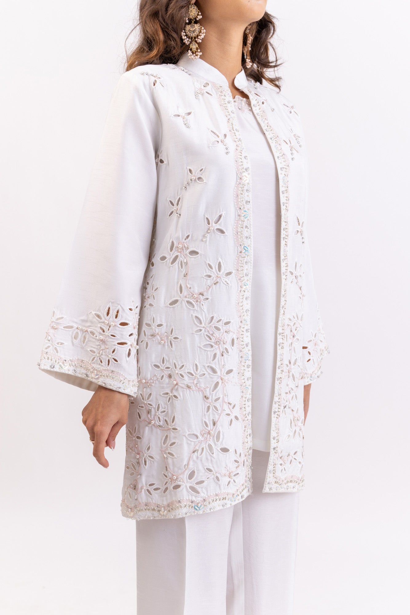Long Petal Jacket Suit