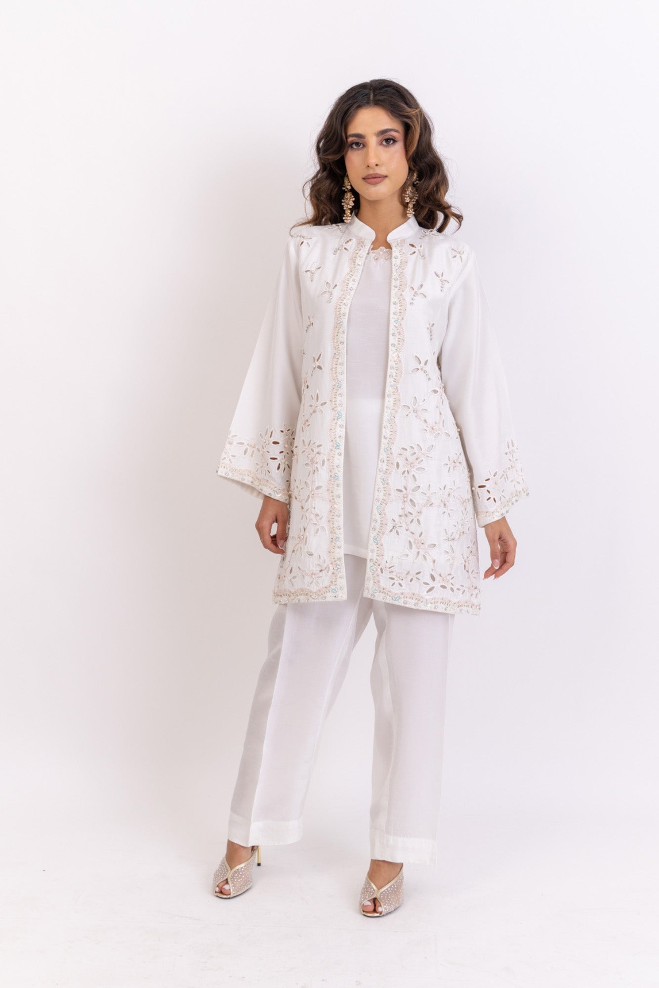 Long Petal Jacket Suit