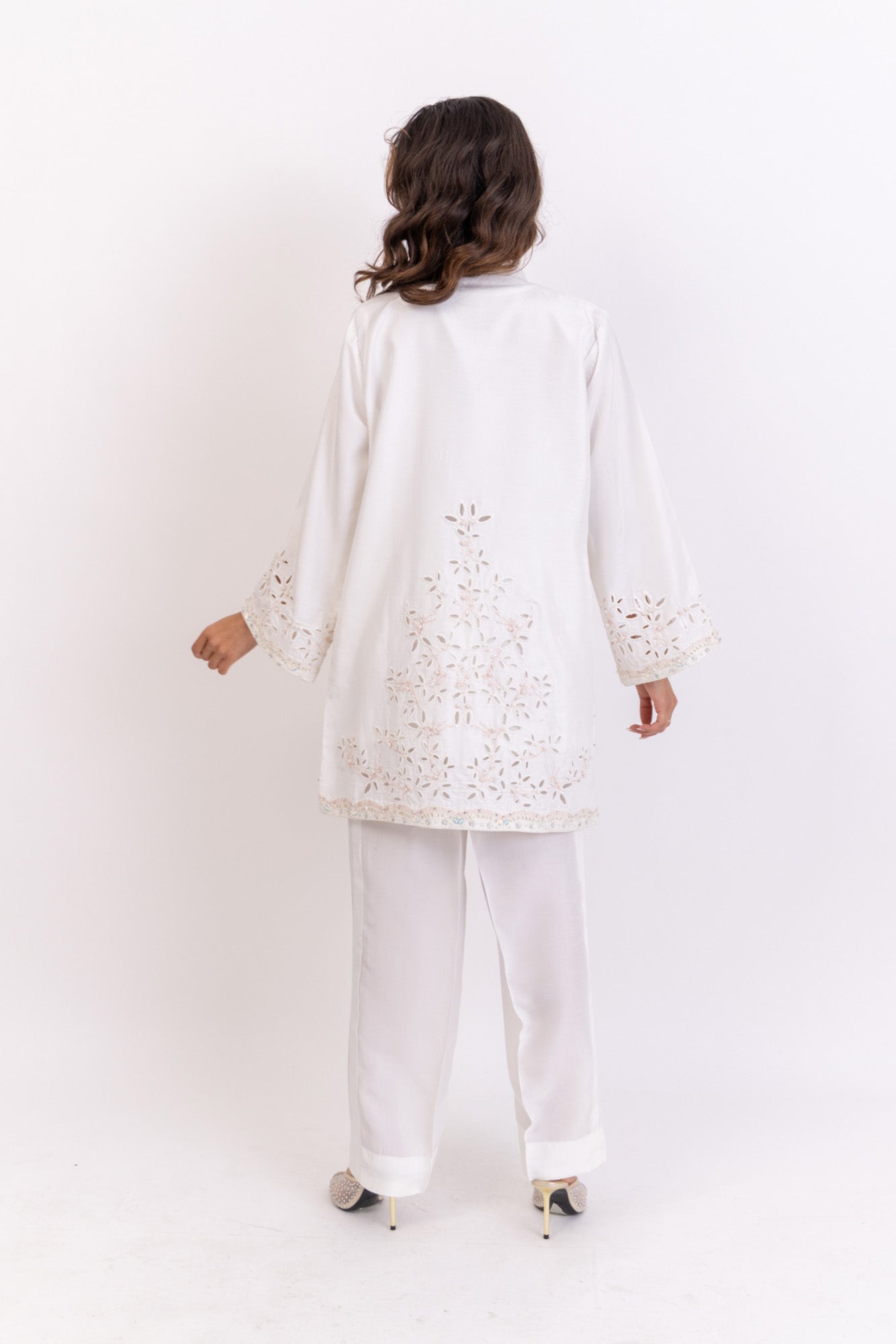 Long Petal Jacket Suit