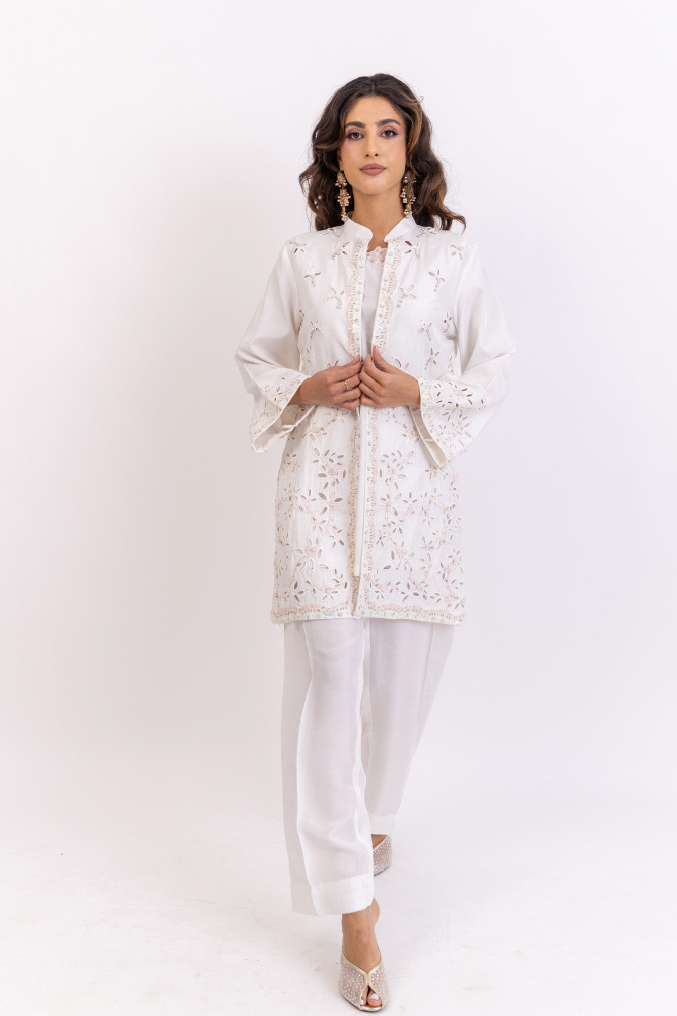 Long Petal Jacket Suit