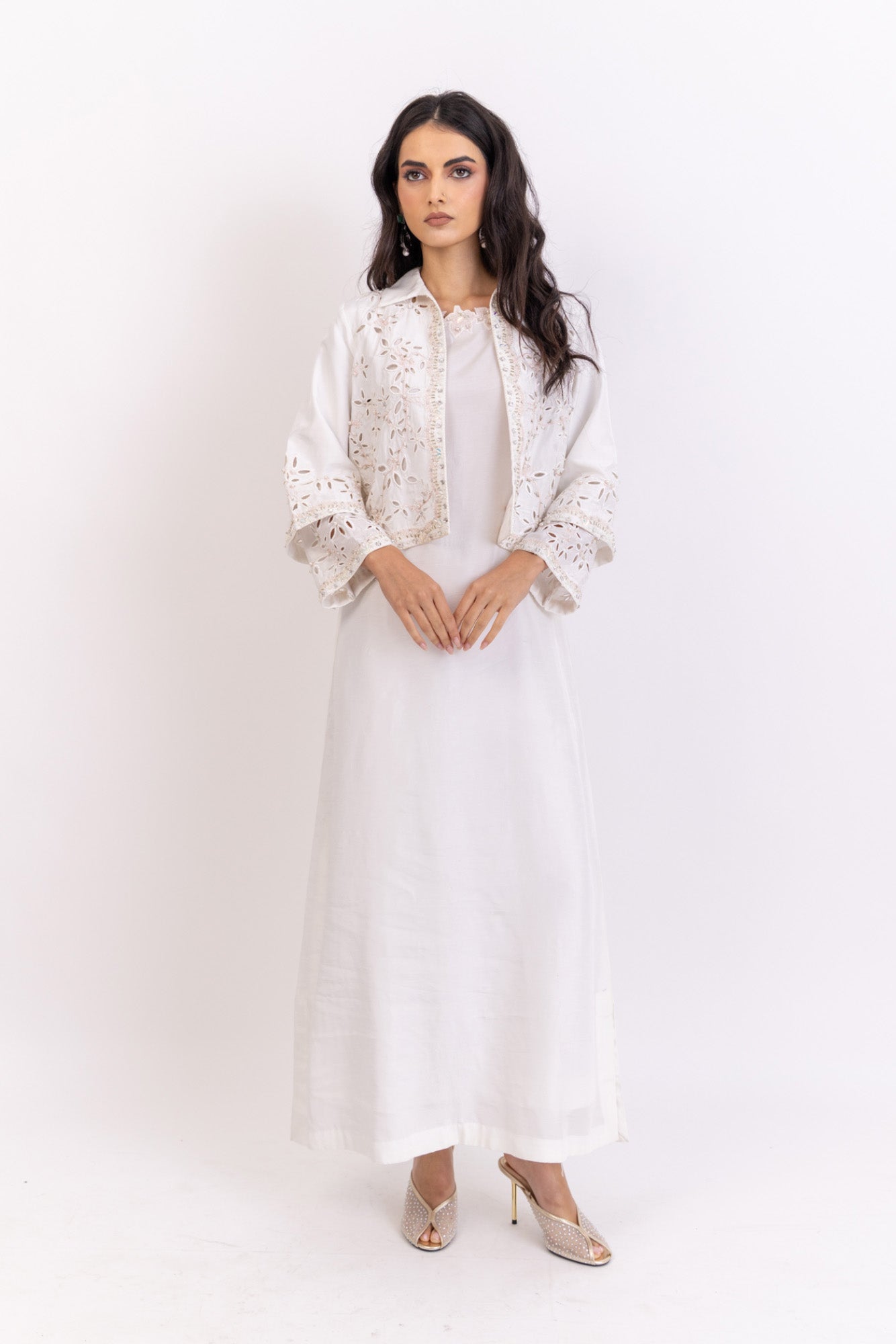 Short Petal Jacket Suit