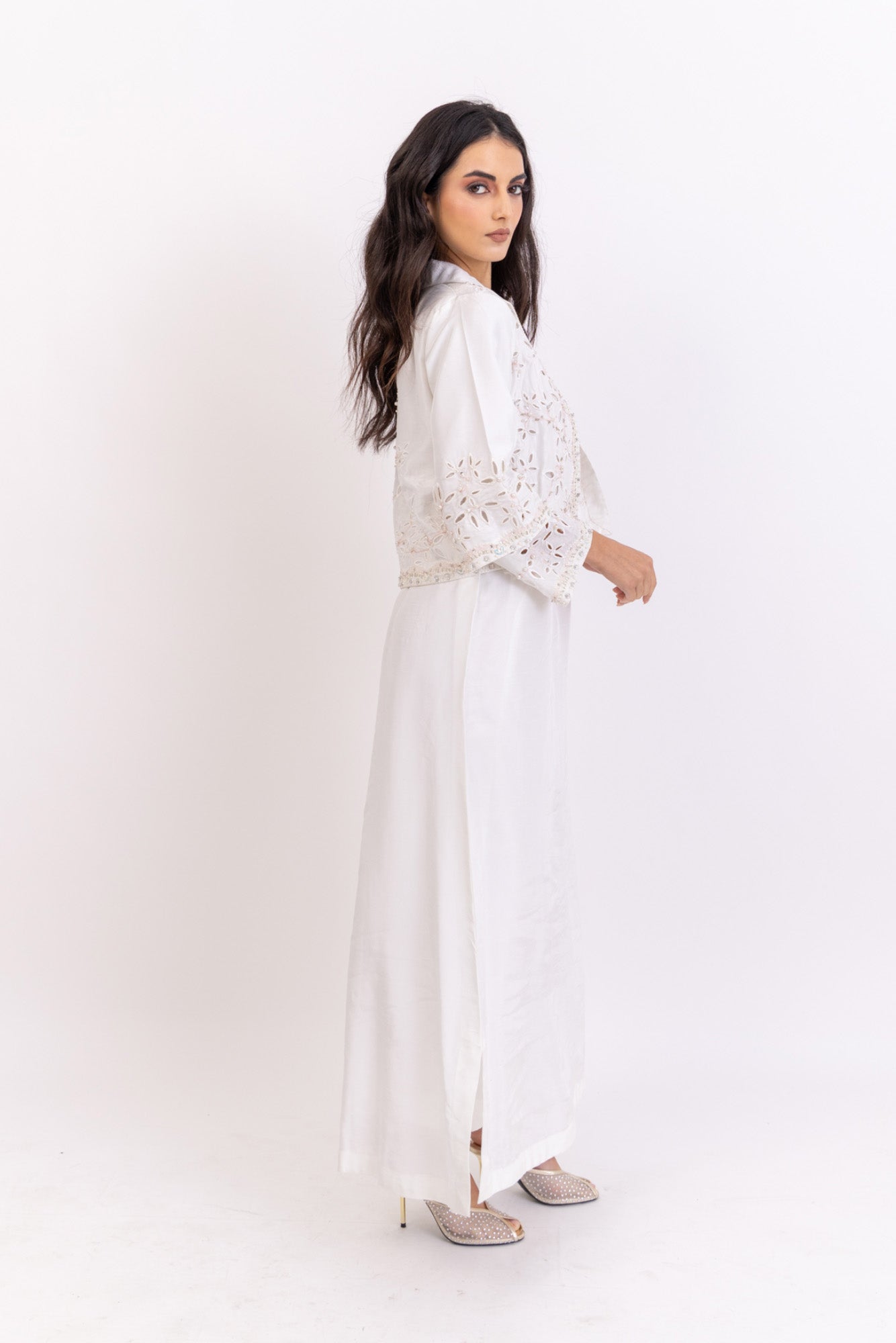 Short Petal Jacket Suit