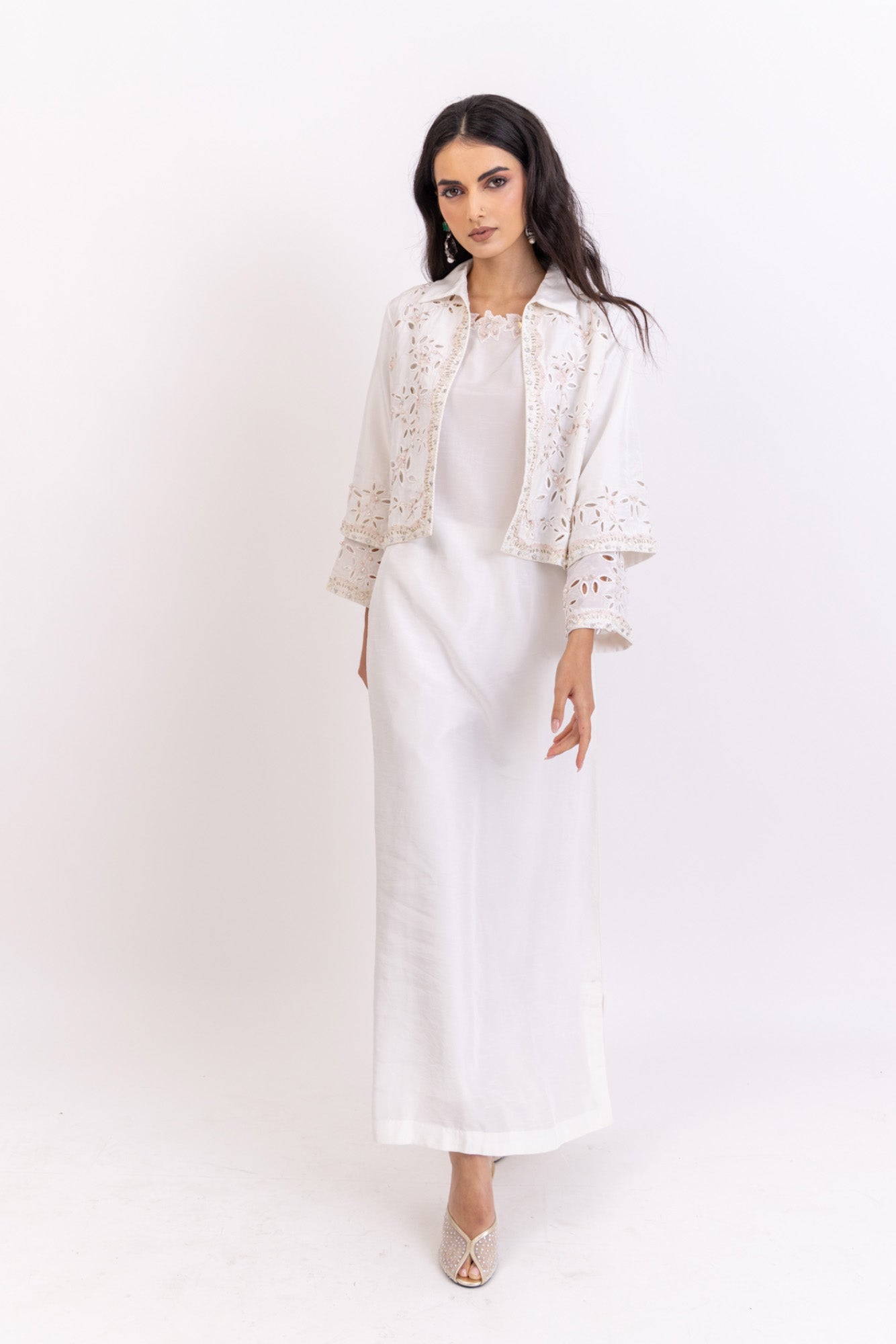 Short Petal Jacket Suit