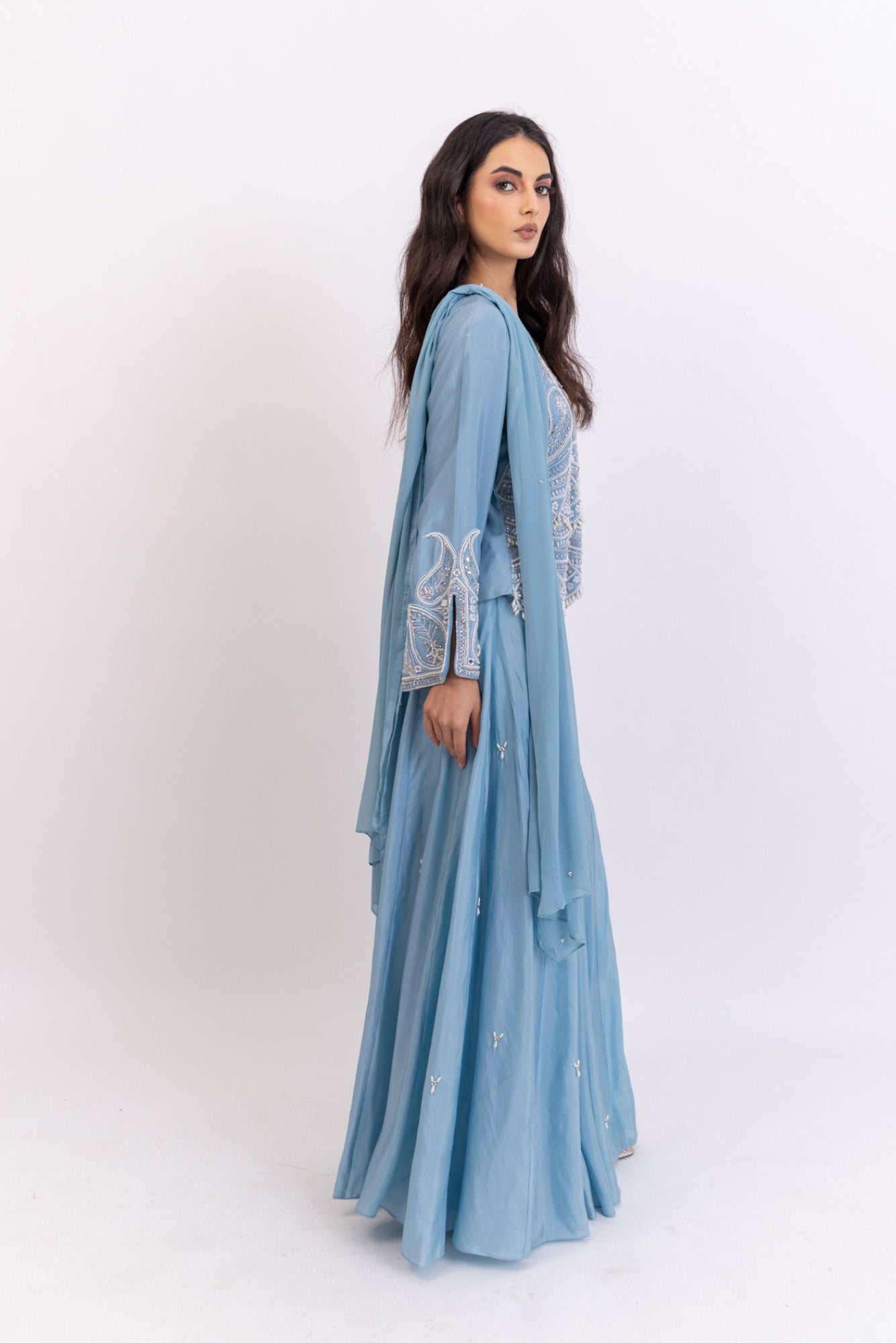 Silvia Paisley Lehenga