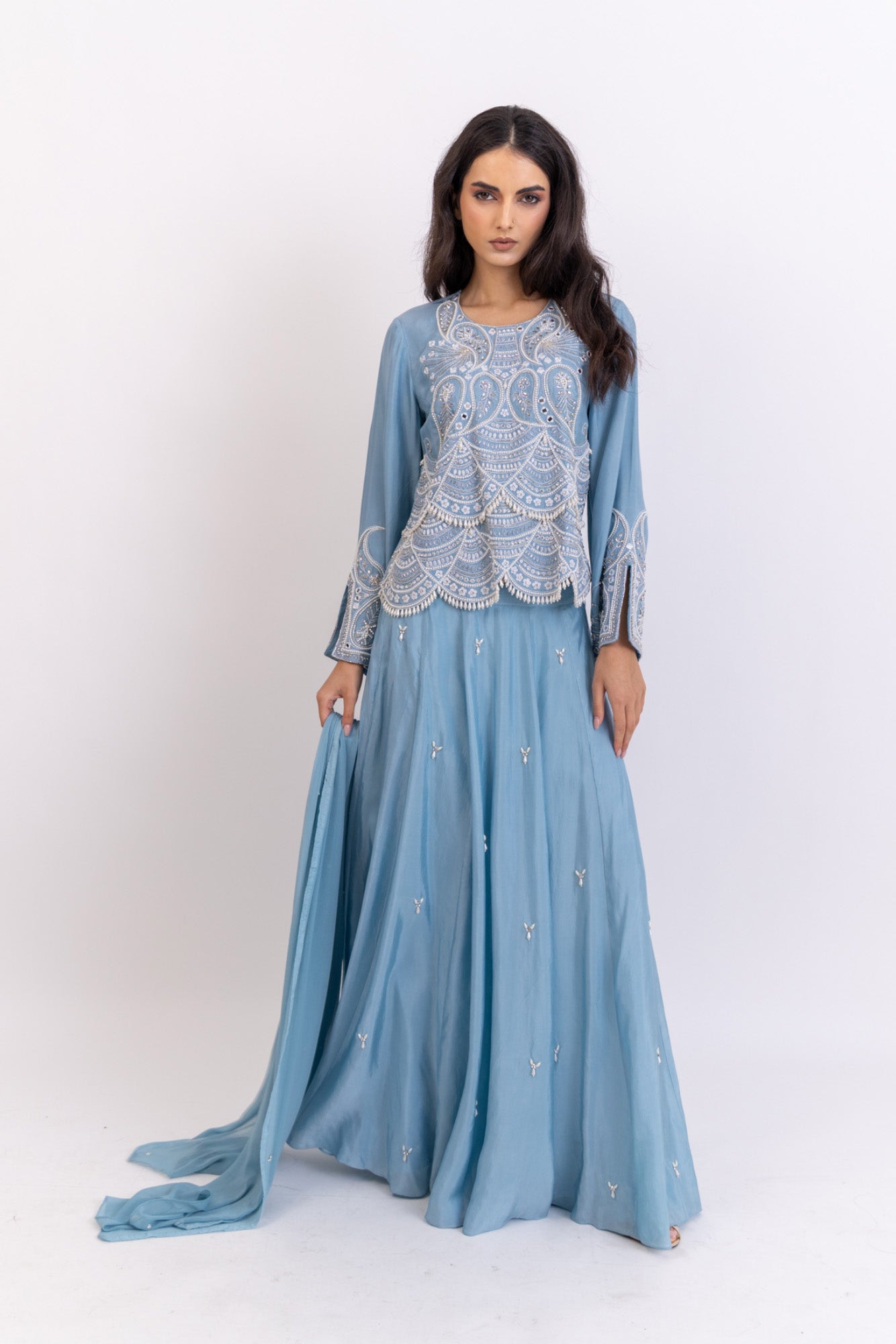 Silvia Paisley Lehenga