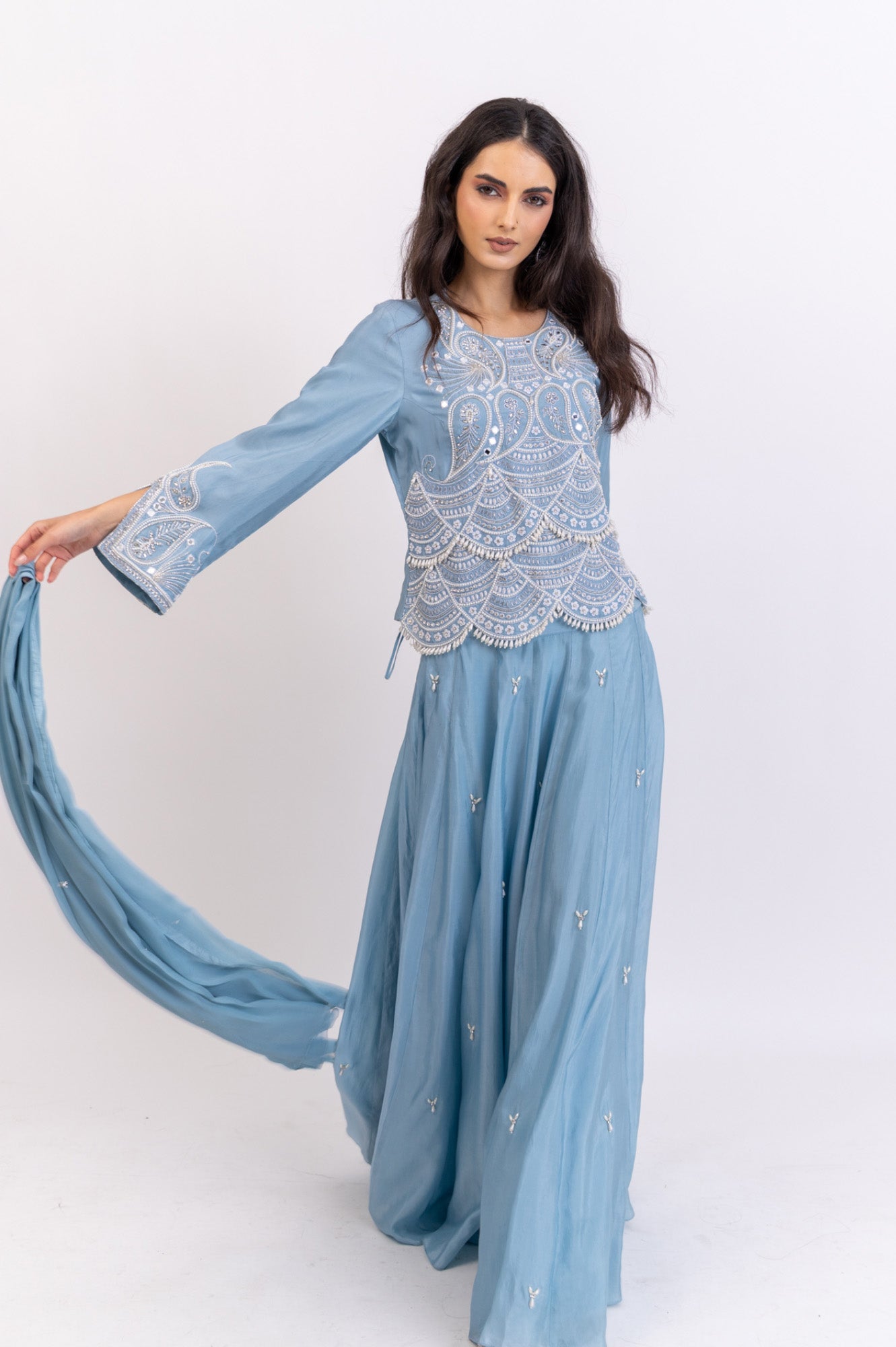 Silvia Paisley Lehenga