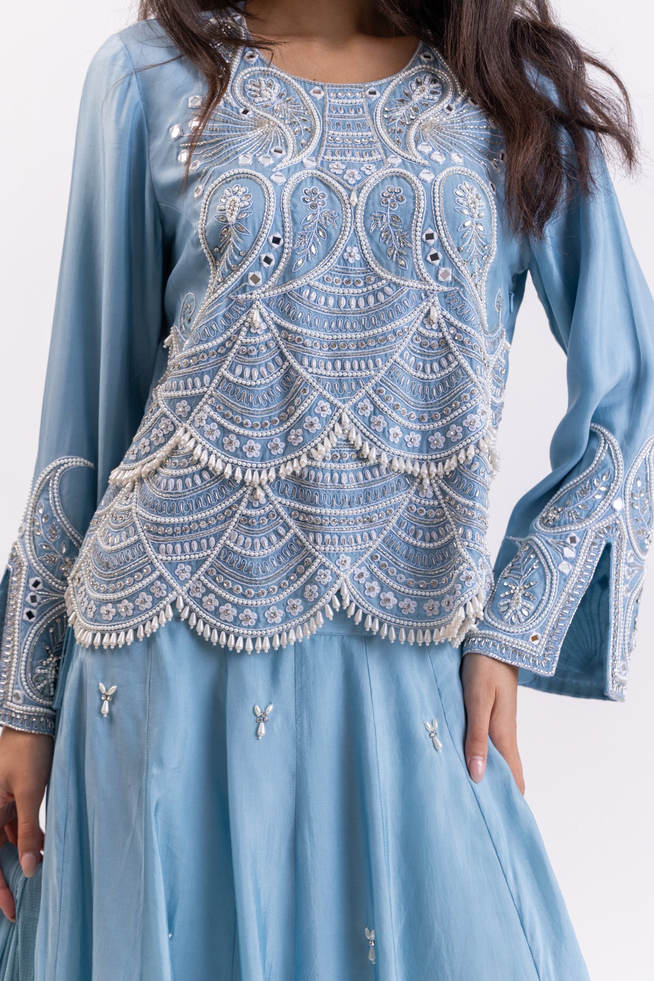 Silvia Paisley Lehenga