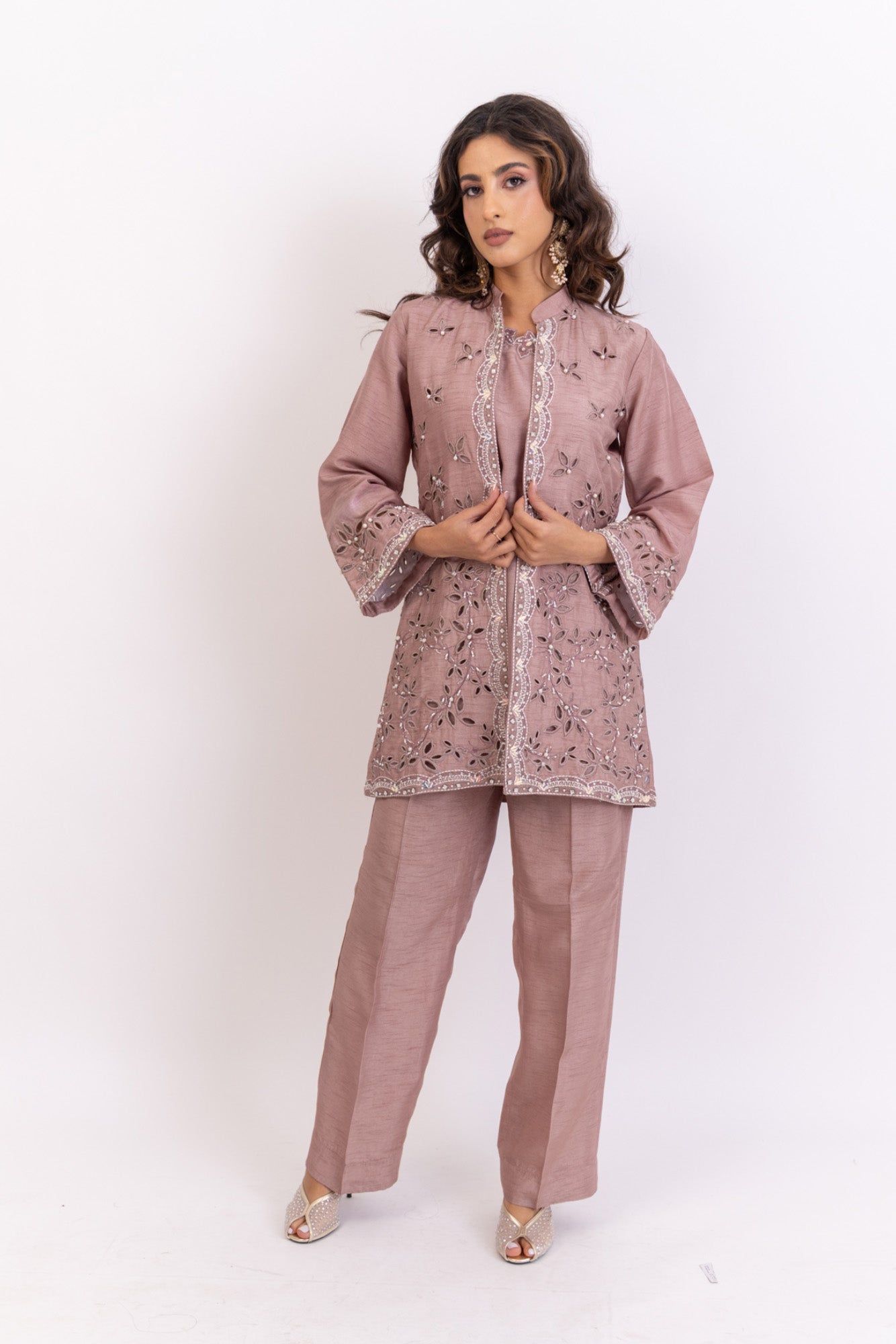 Long Petal Jacket Suit