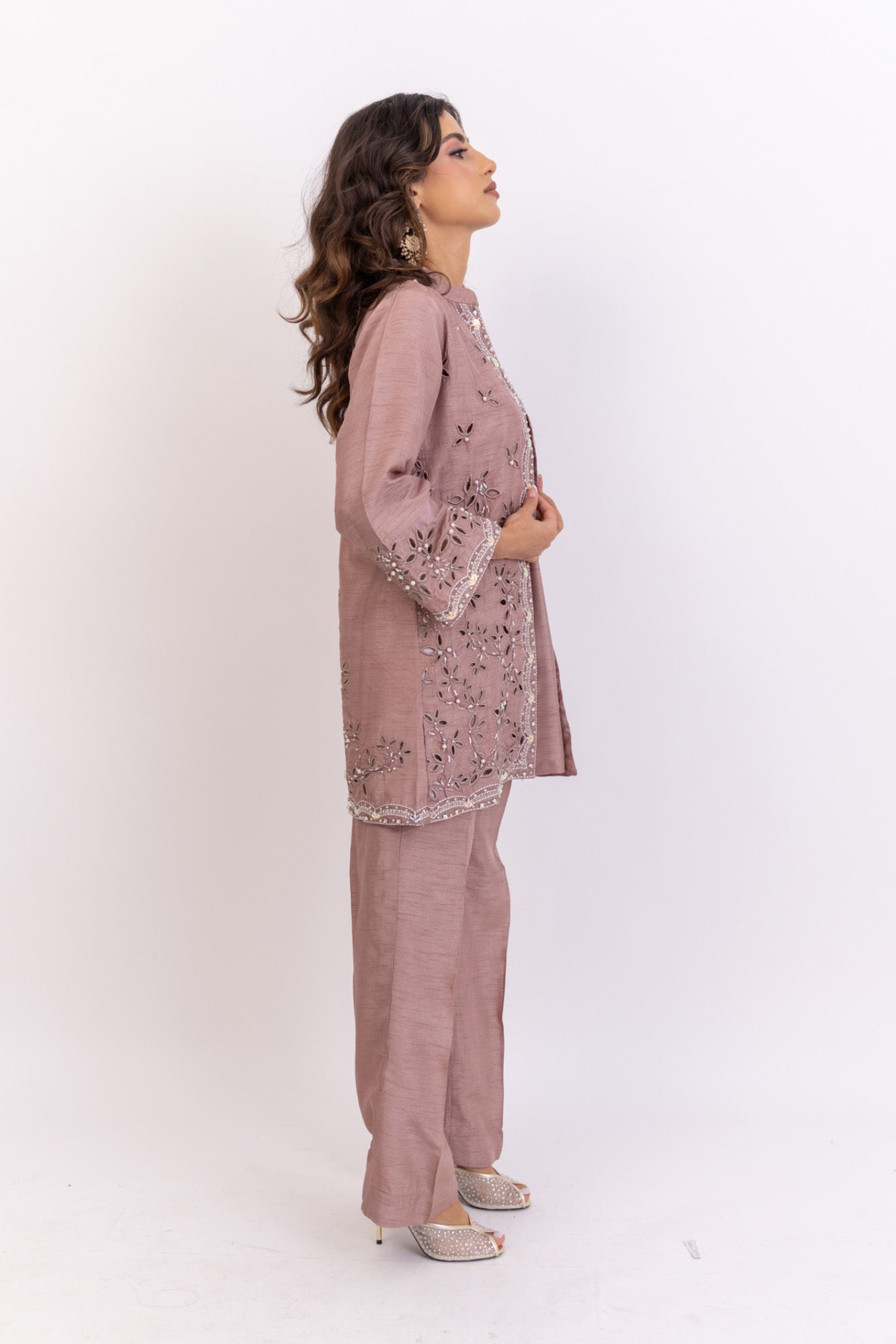Long Petal Jacket Suit